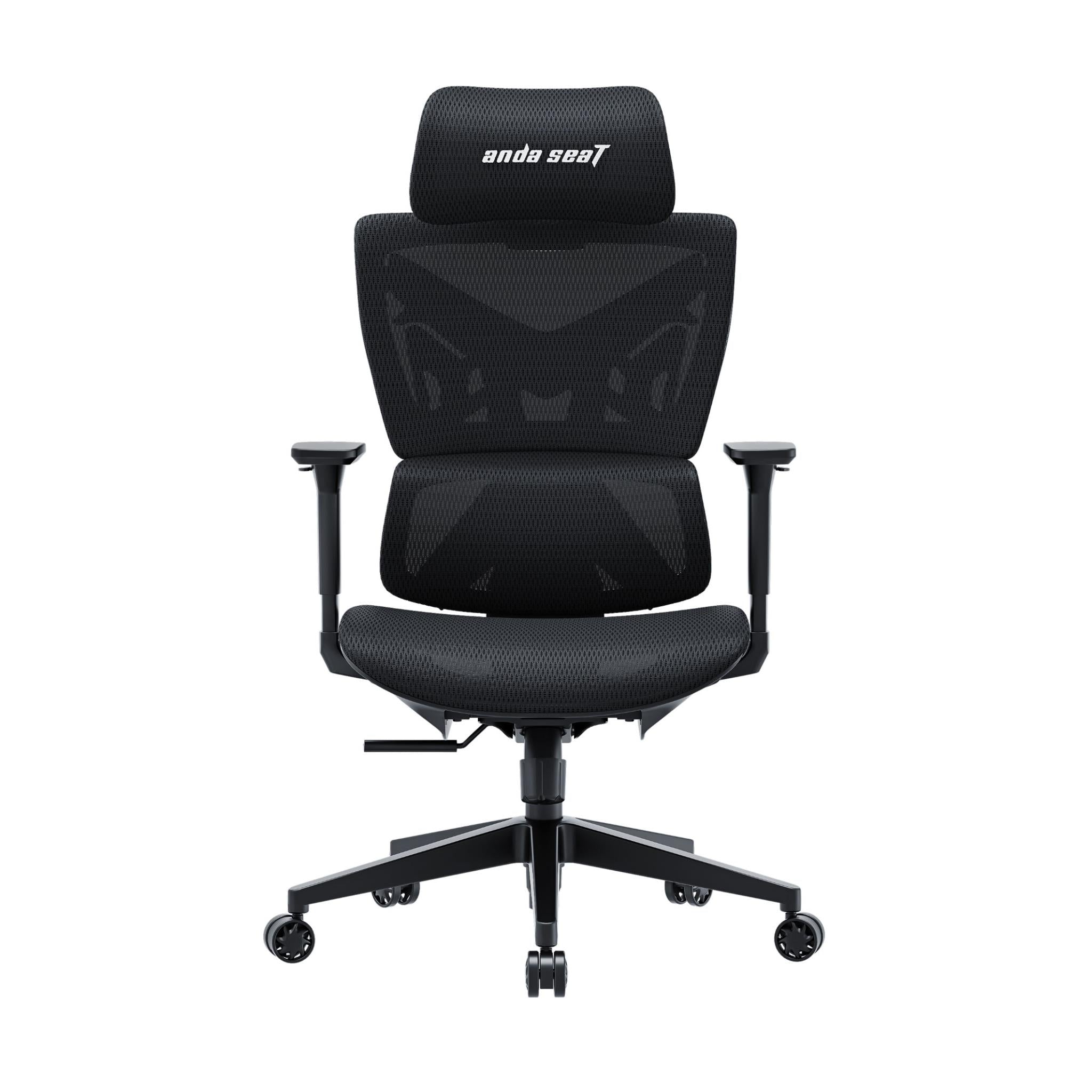 Anda Seat X Air Mega Gaming Chair - Ergonomic Mesh Office Chair with Lumbar Support - Space Black - Perfect for PC Gaming, Streaming & Long Work Sessions