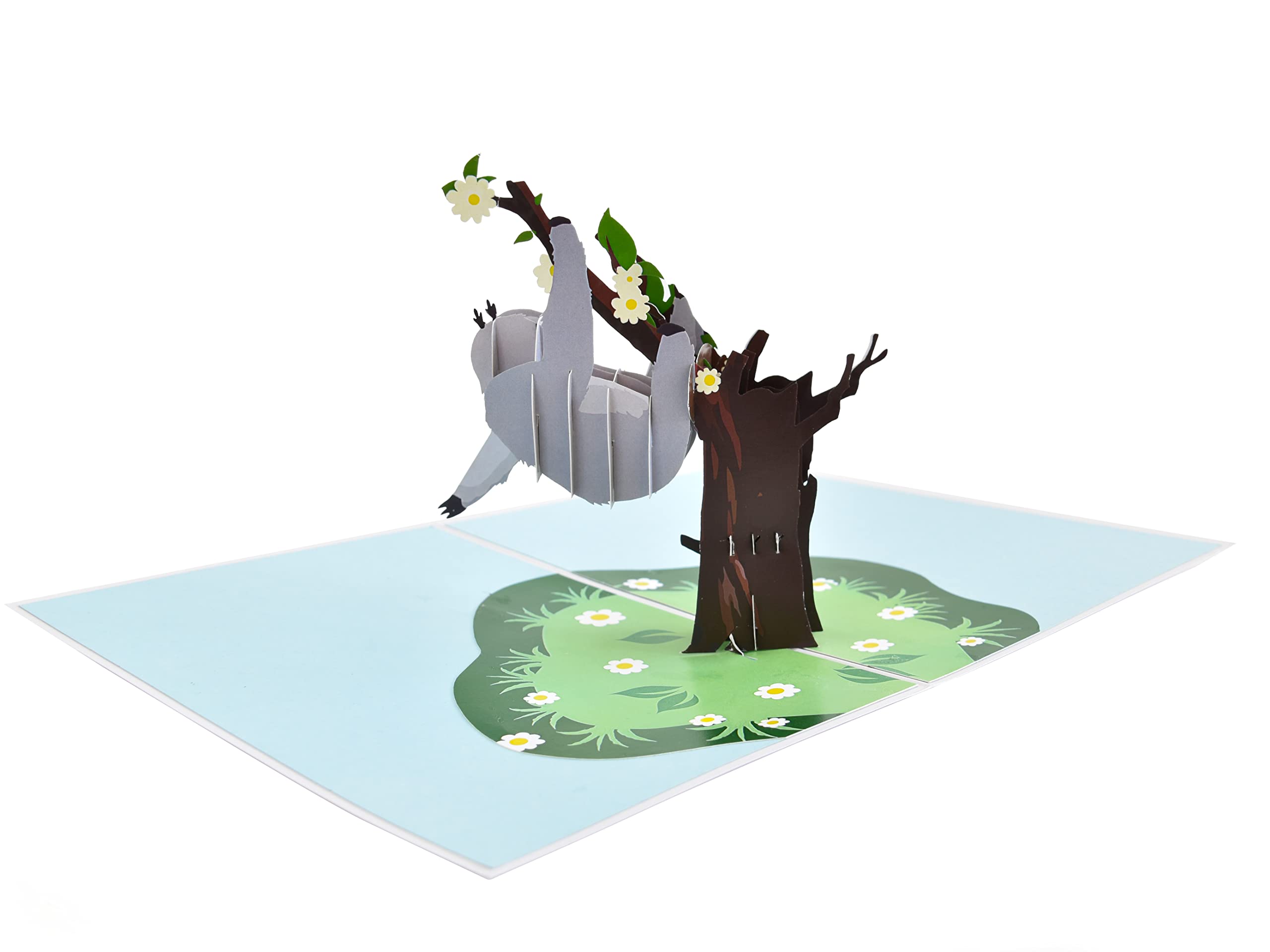 3D Sloth Pop Up Greeting Card - Birthday, Lazy Day, Retirement & Animal Lover Card for Kids Parties | Perfect for Special Occasions & Gift Giving
