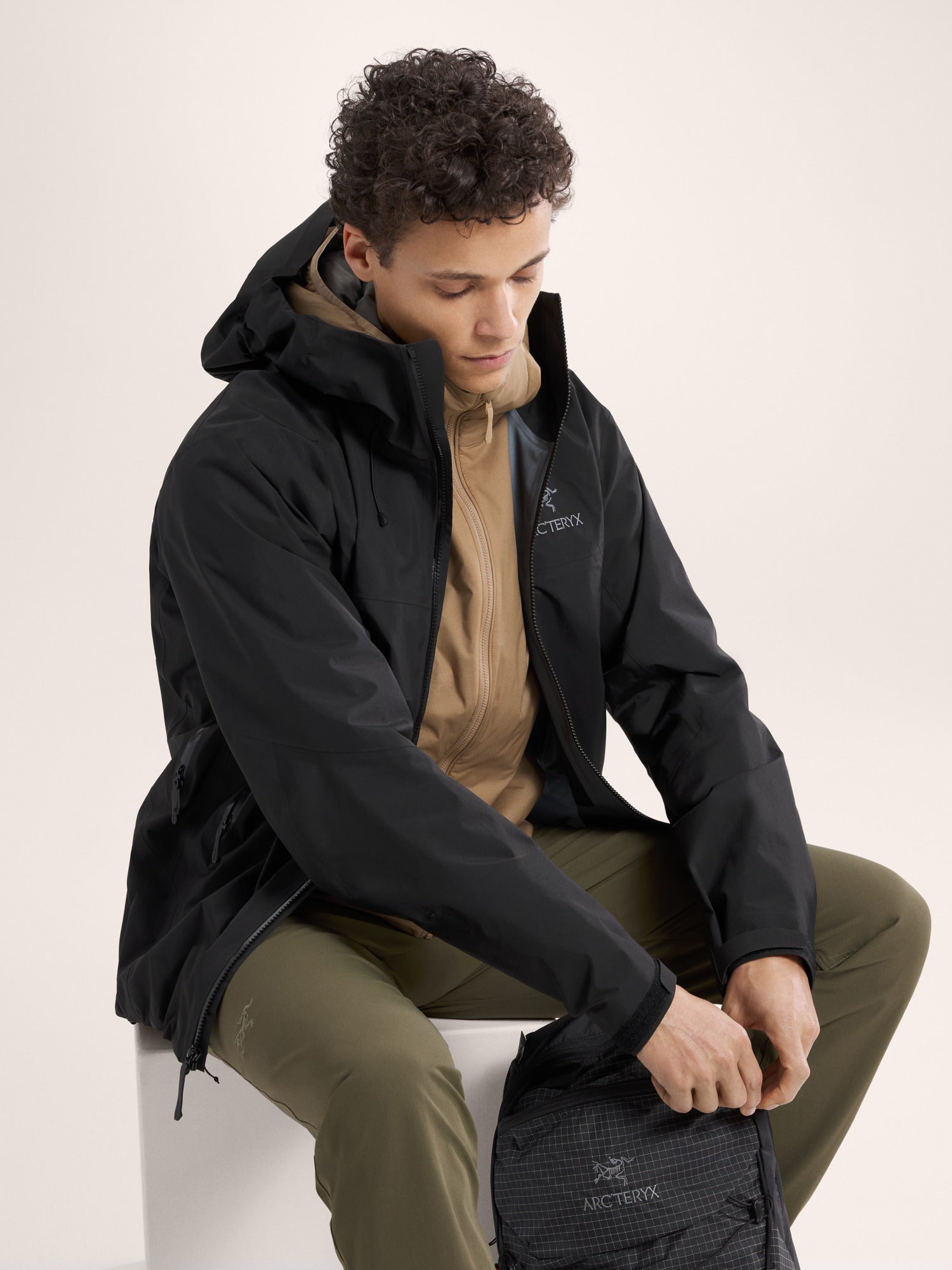 Atom Hoody Men's Lightweight Water-Resistant Hooded Jacket - Perfect for Outdoor Activities, Hiking & Casual Wear