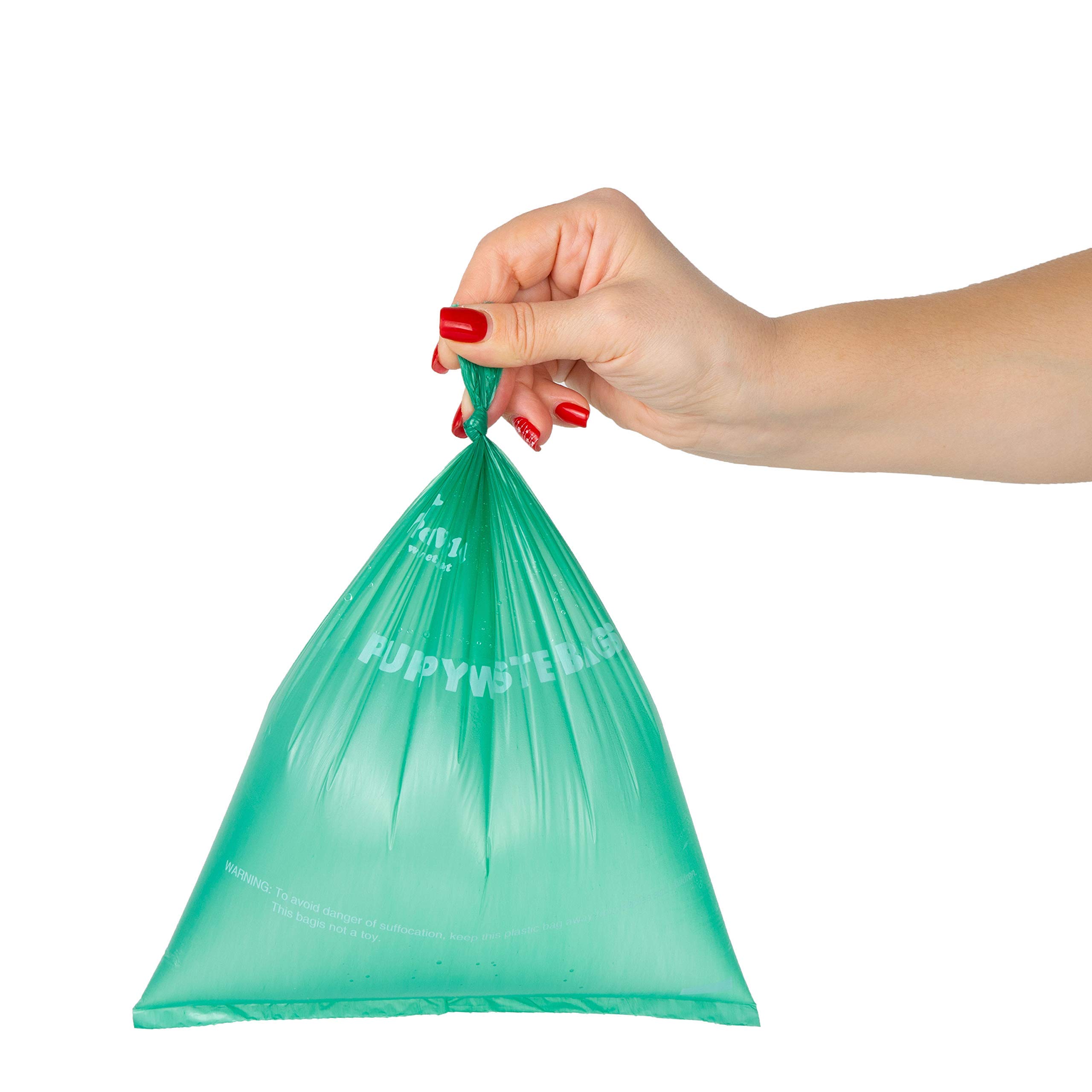 **PETSWORLD Biodegradable Dog Poop Bags with Dispenser & Leash Clip - 1000 Count, Scented (Cucumber), Leak-Proof & Odor-Controlling - Perfect for Walks, Parks & Travel**