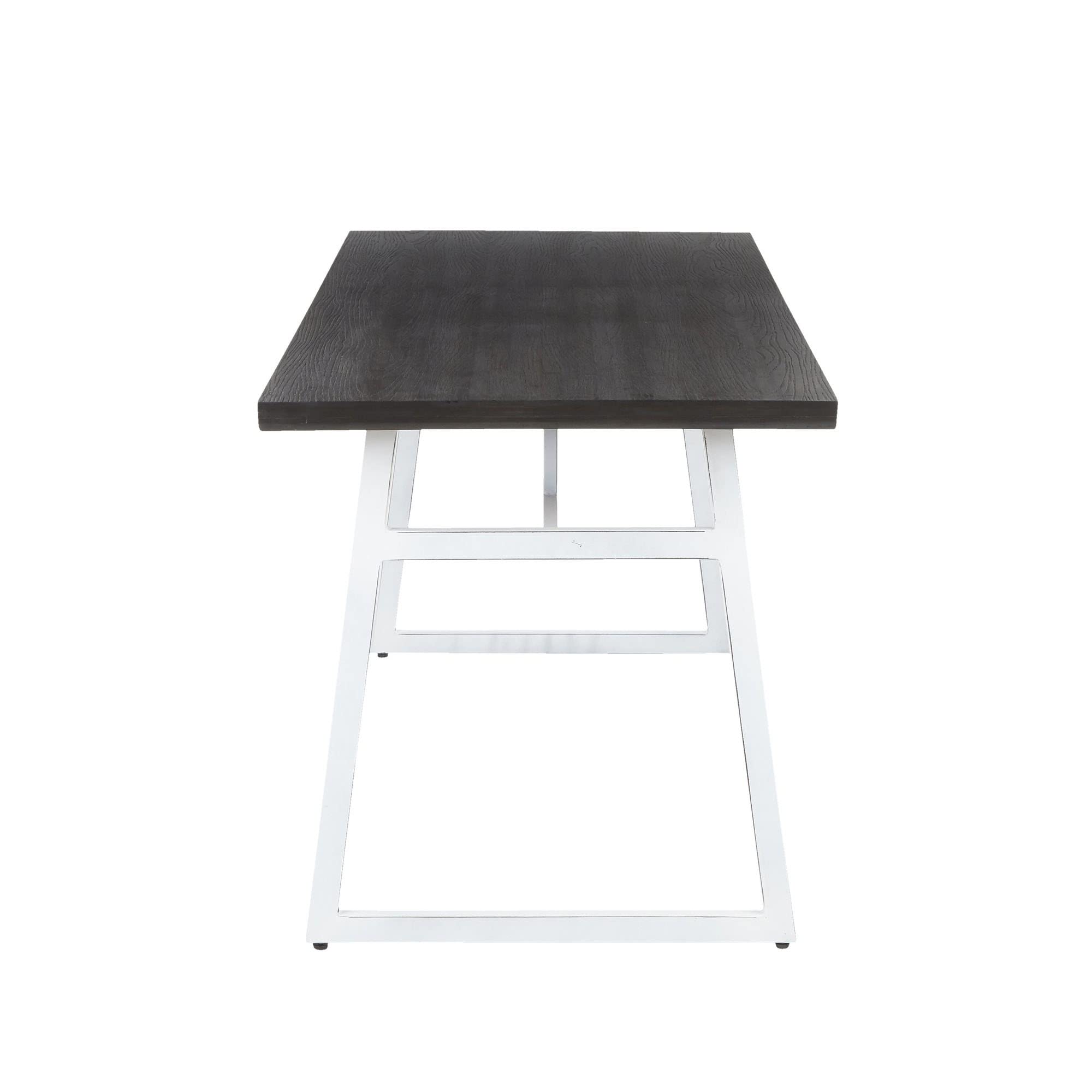 LumiSource Geo Modern Rectangle Dining Table - Small Kitchen Table for 4 People - Perfect for Apartments, Breakfast Nooks & Small Space Dining Areas