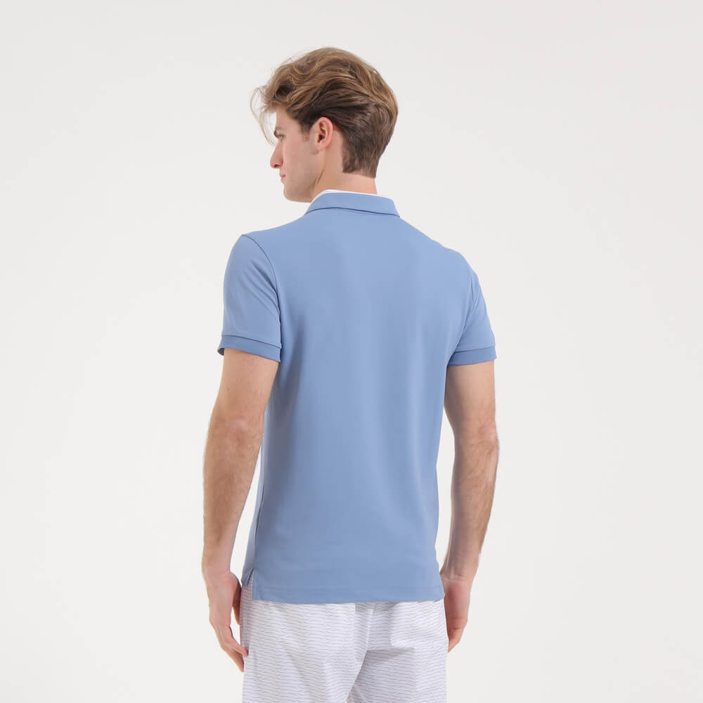 ANATOMY Stretch Pique Slim Fit Polo Shirt for Men - Breathable Comfort & Modern Style | Perfect for Business Casual, Golf & Everyday Wear | Final Sale