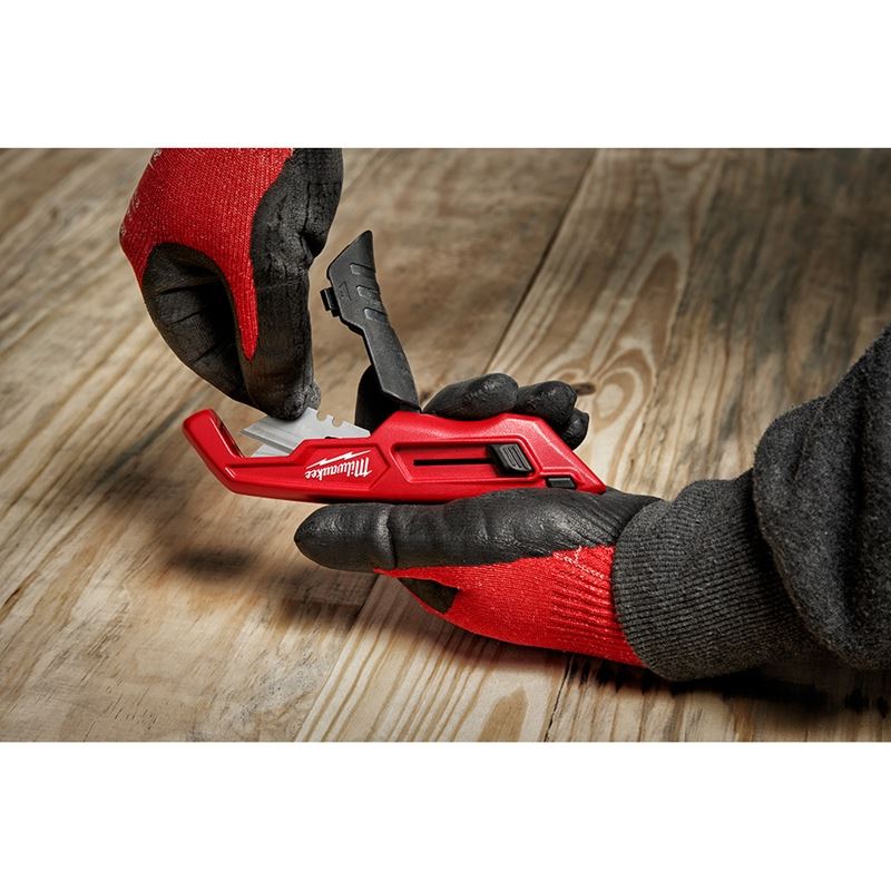48-Piece 22mm 1510 Side Slide Utility Knife Set - Heavy Duty Retractable Box Cutter for Packaging, Shipping, DIY Crafts & Home Improvement Projects