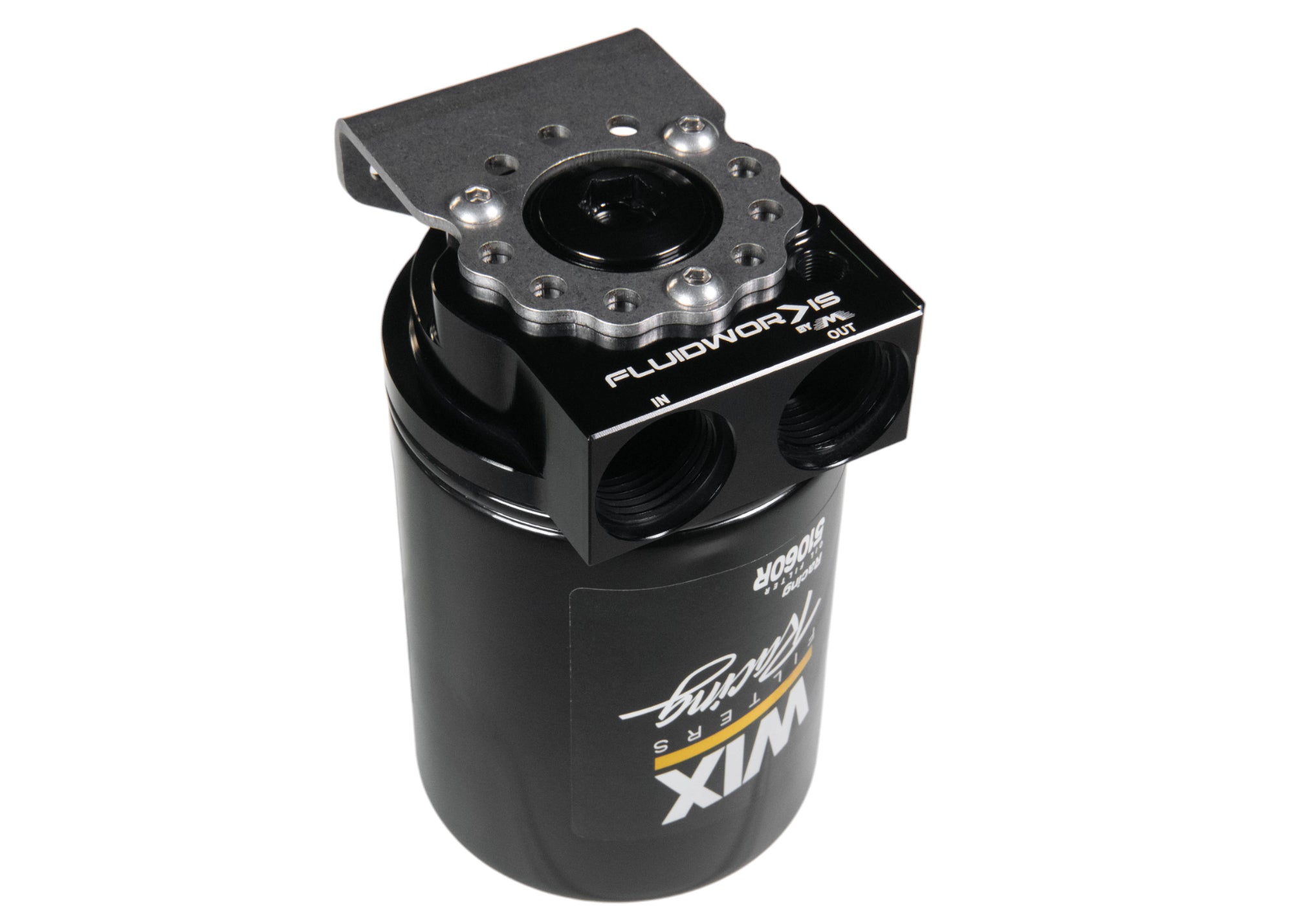 Fluidworks Remote Oil Filter Kit - Front Load Style for Easy Engine Maintenance - Perfect for Cars, Trucks, and Off-Road Vehicles