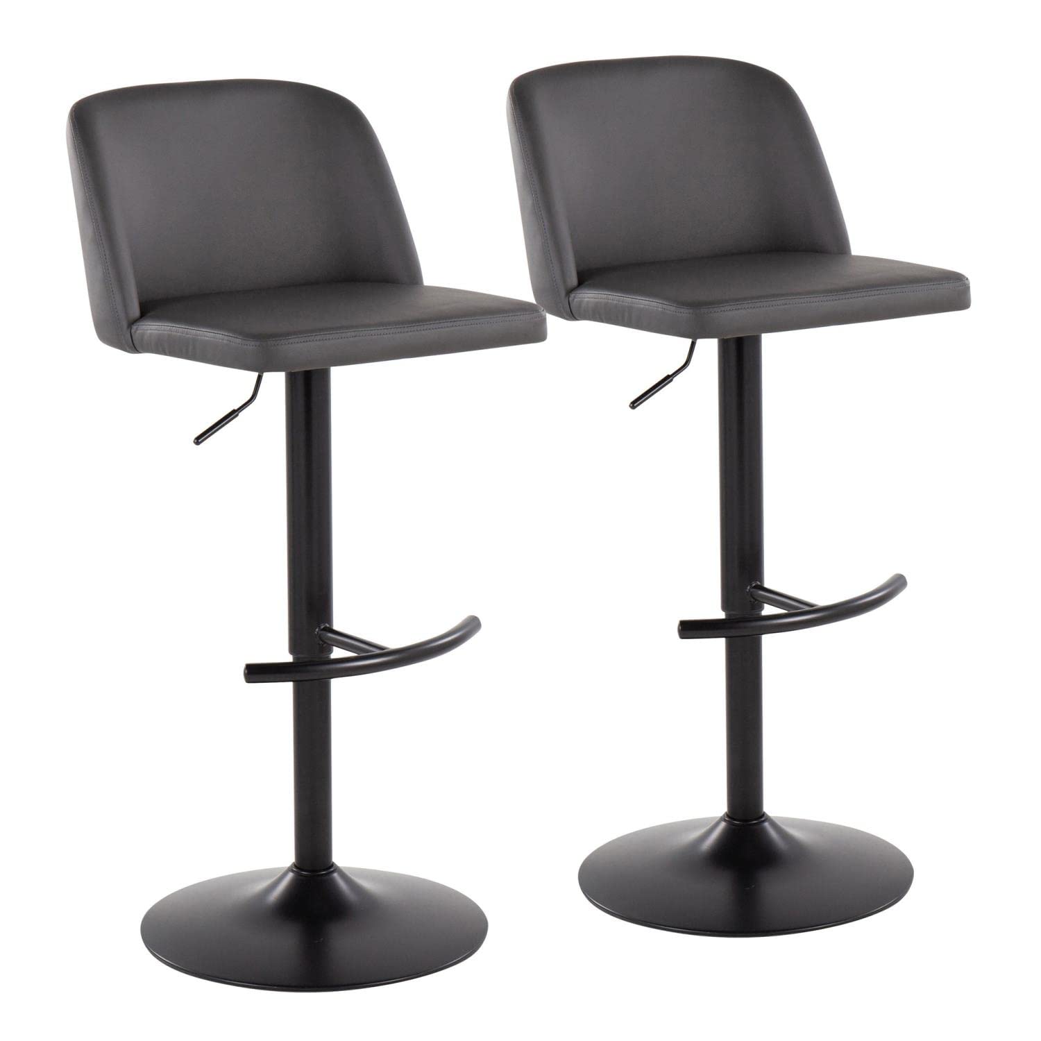 LumiSource Toriano Adjustable Bar Stool Set of 2 - 24
