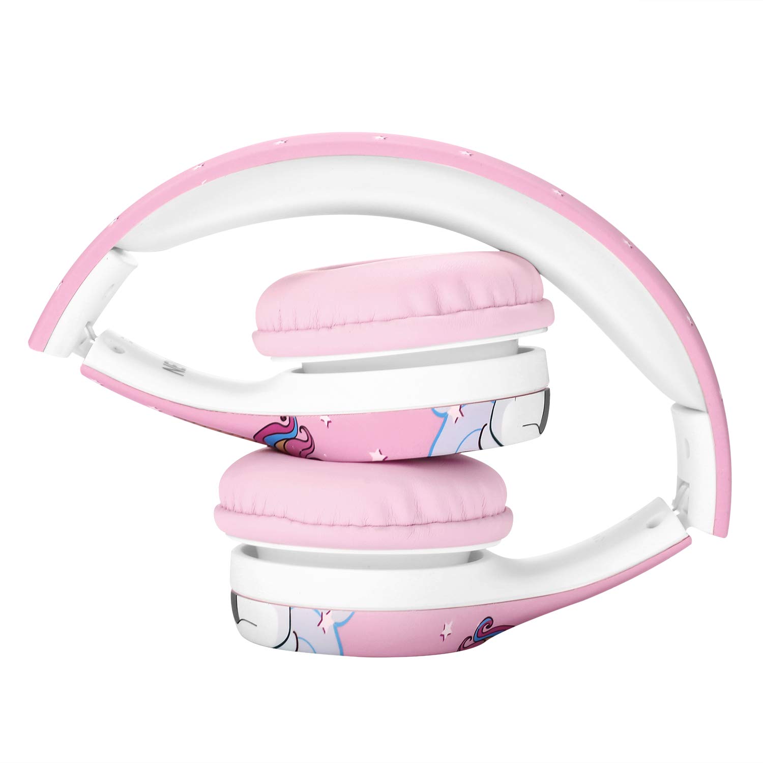 NENOS Kids Headphones with Volume Limiter - Safe Toddler Headphones for Boys & Girls - Cute Unicorn Design for School, Travel & Home Use