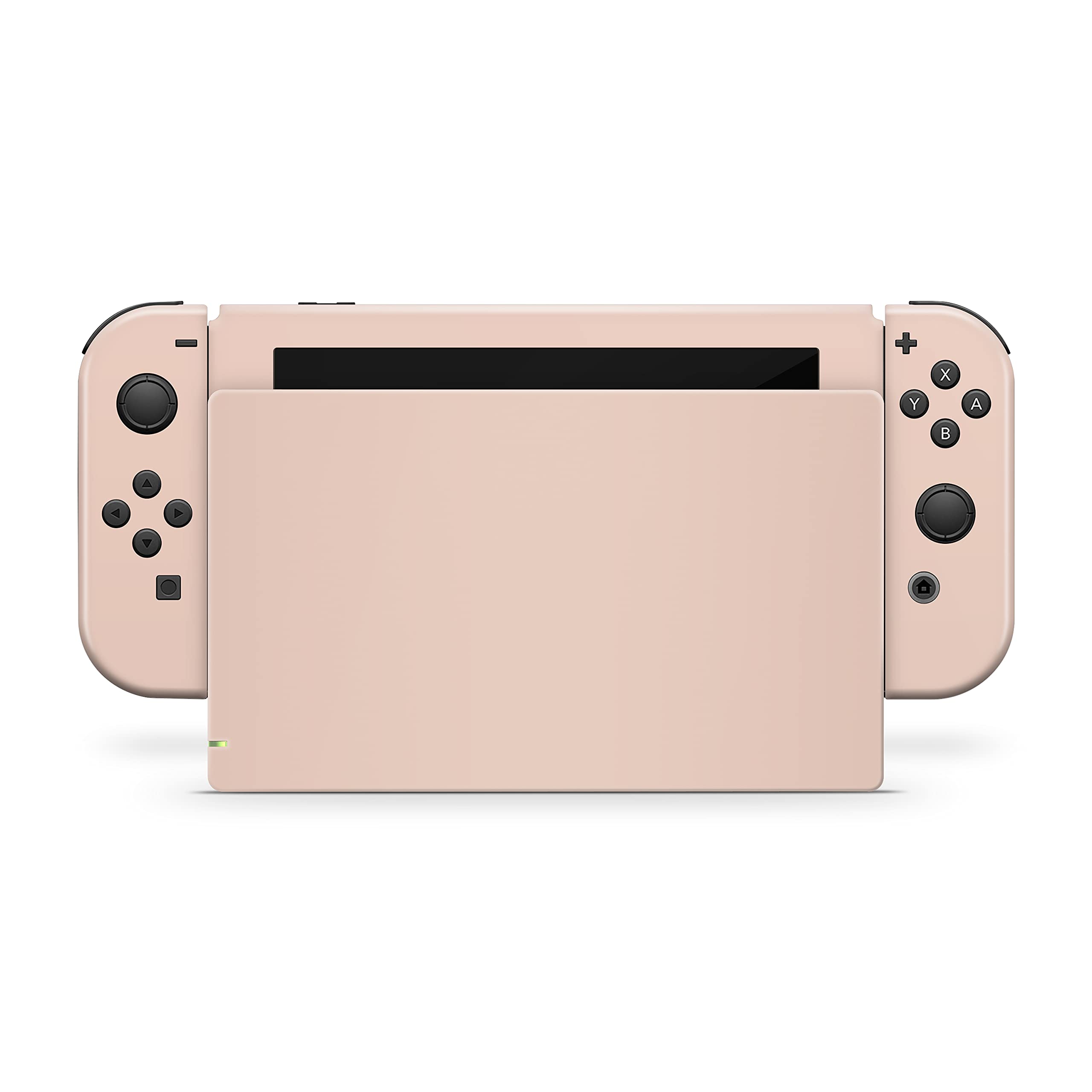 Premium 3M Vinyl Full Wrap Decal Skin for Nintendo Switch - Classic Solid Peach Color, Protective Cover Compatible with All Switch Models | Perfect for Gaming Protection & Customization