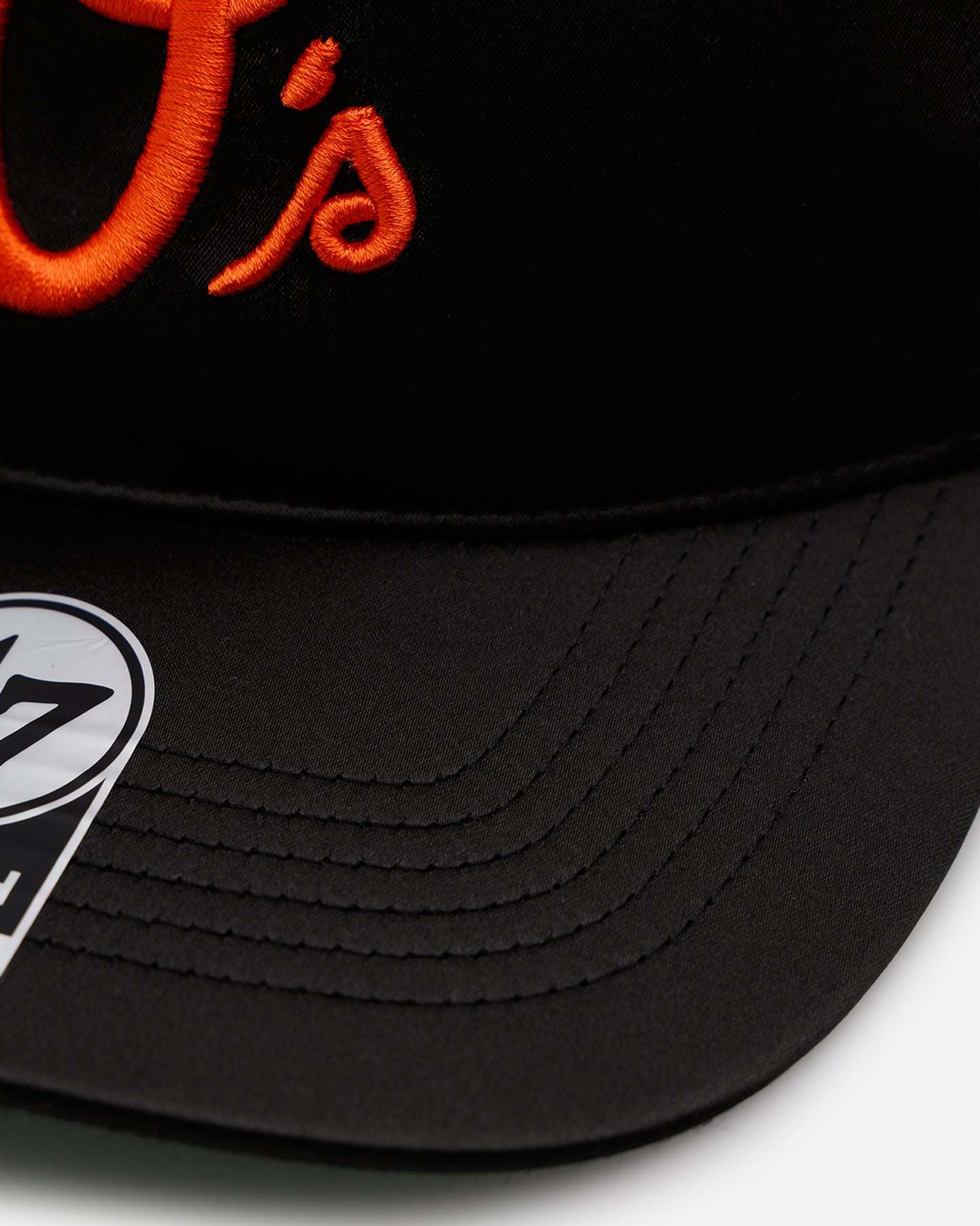 47 Brand Baltimore Orioles 'Silky Way' 47 Hitch Snapback Black Hat - Adjustable Baseball Cap for Men & Women - Perfect for Sports Games, Casual Wear & Fan Collections