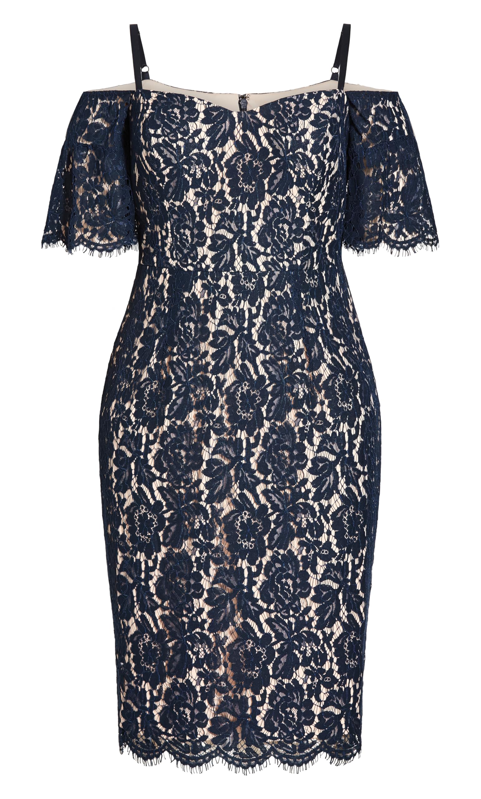 Plus Size Women's Lace Dress Elegant Floral Maxi Dress for Wedding Party Evening Occasions
