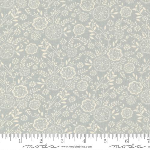 La Grande Soiree French General Moda M13924 17 Ciel Blue Fabric - Premium Quilting Cotton for Home Decor & Dressmaking - Perfect for DIY Projects, Quilts, and Fashion Design