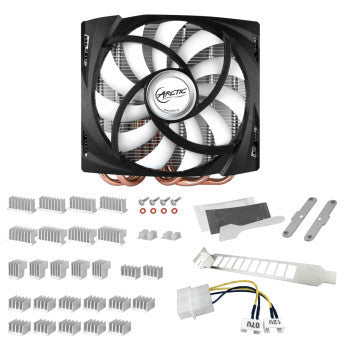 Arctic Cooling Accelero Mono Plus VGA Cooler - High Performance GPU Cooling Fan for PC Gaming & Workstations - Perfect for Overclocking & Silent Operation