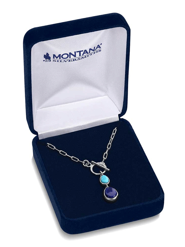 Montana Silversmiths NC5856 Women's Nature's Obsession Sterling Silver Necklace - Perfect for Gifts, Weddings & Everyday Elegance