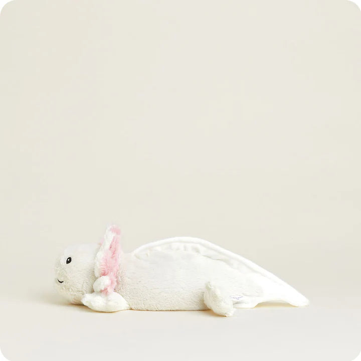 Warmies Axolotl Plush Stuffed Animal - Microwavable Heatable Scented Lavender Stuffed Toy for Kids & Adults - Perfect for Stress Relief, Anxiety Comfort & Sleep Aid