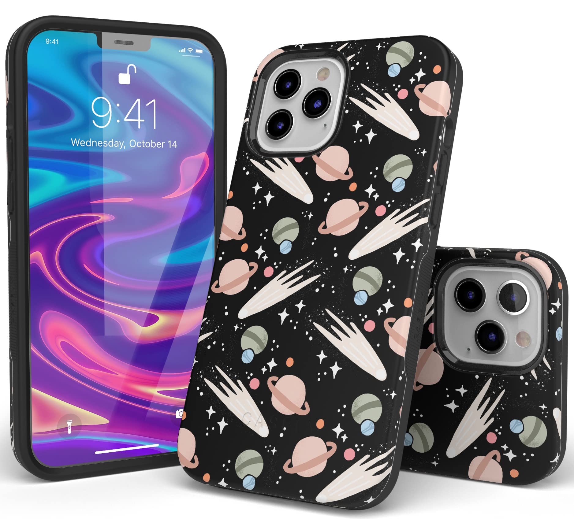 Casely iPhone 11 Pro Max Case - Premium Protective Phone Cover with Unique Outer Space Design | Perfect for Everyday Use, Travel & Gift Giving