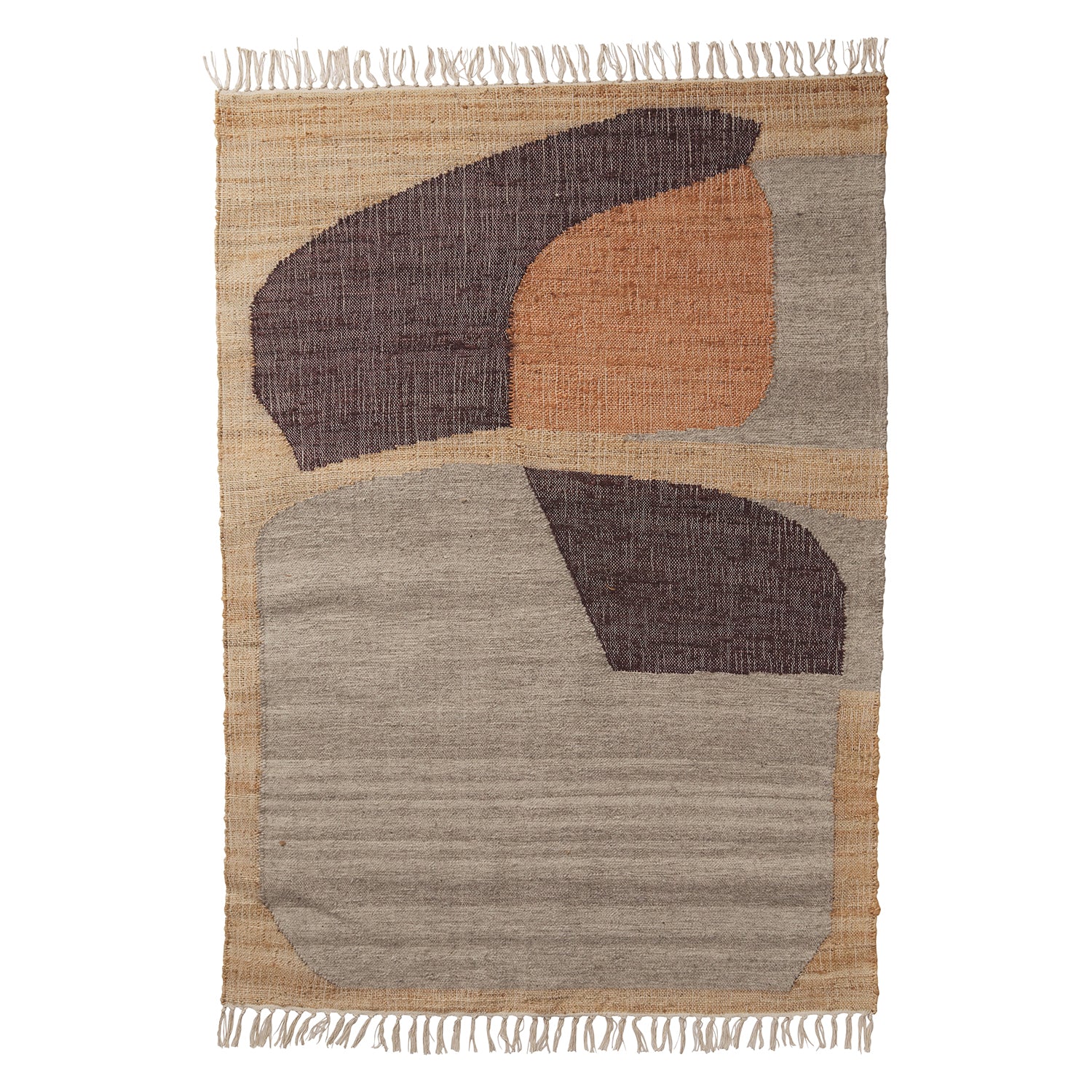 Raphael Natural Jute Rug - Handwoven Eco-Friendly Area Rug for Living Room, Bedroom, or Nursery | Soft & Durable Floor Mat
