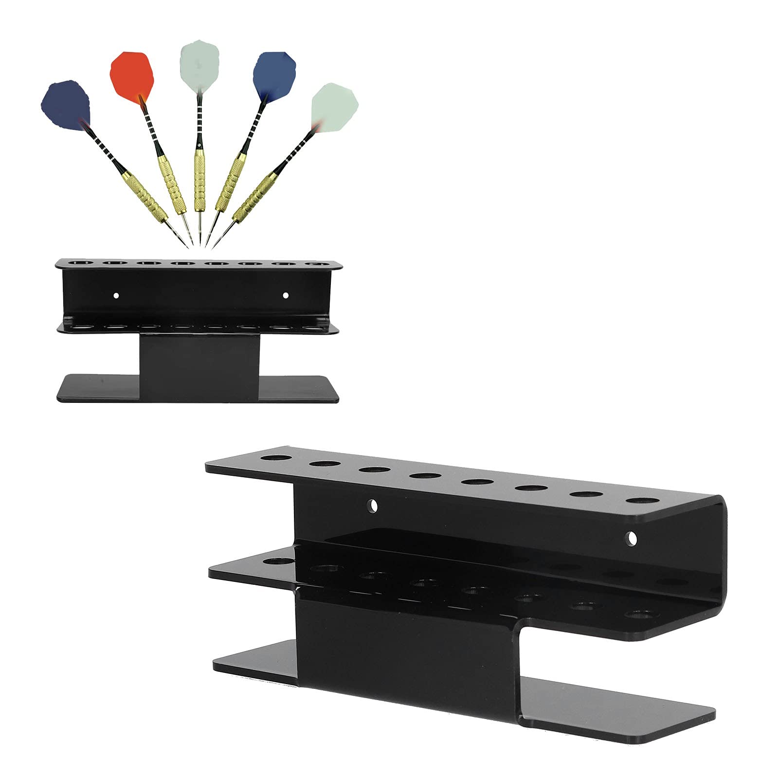 Acrylic Dart Wall Rack - Wall Mounted Darts Holder & Display Stand for Indoor Pin Darts | Durable Storage Solution for Fitness Rooms, Living Rooms & Home Gyms | Perfect for Game Nights & Sports Training