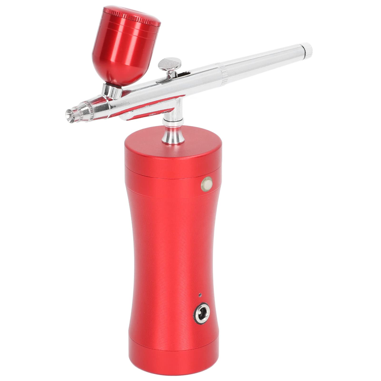 Luqeeg Portable Nano Facial Steamer - Cordless Rechargeable Oxygen Spa Mist Sprayer for Skin Rejuvenation & Moisturizing | At-Home Spa Treatment, Travel Skin Care, Salon Professional Use | Red