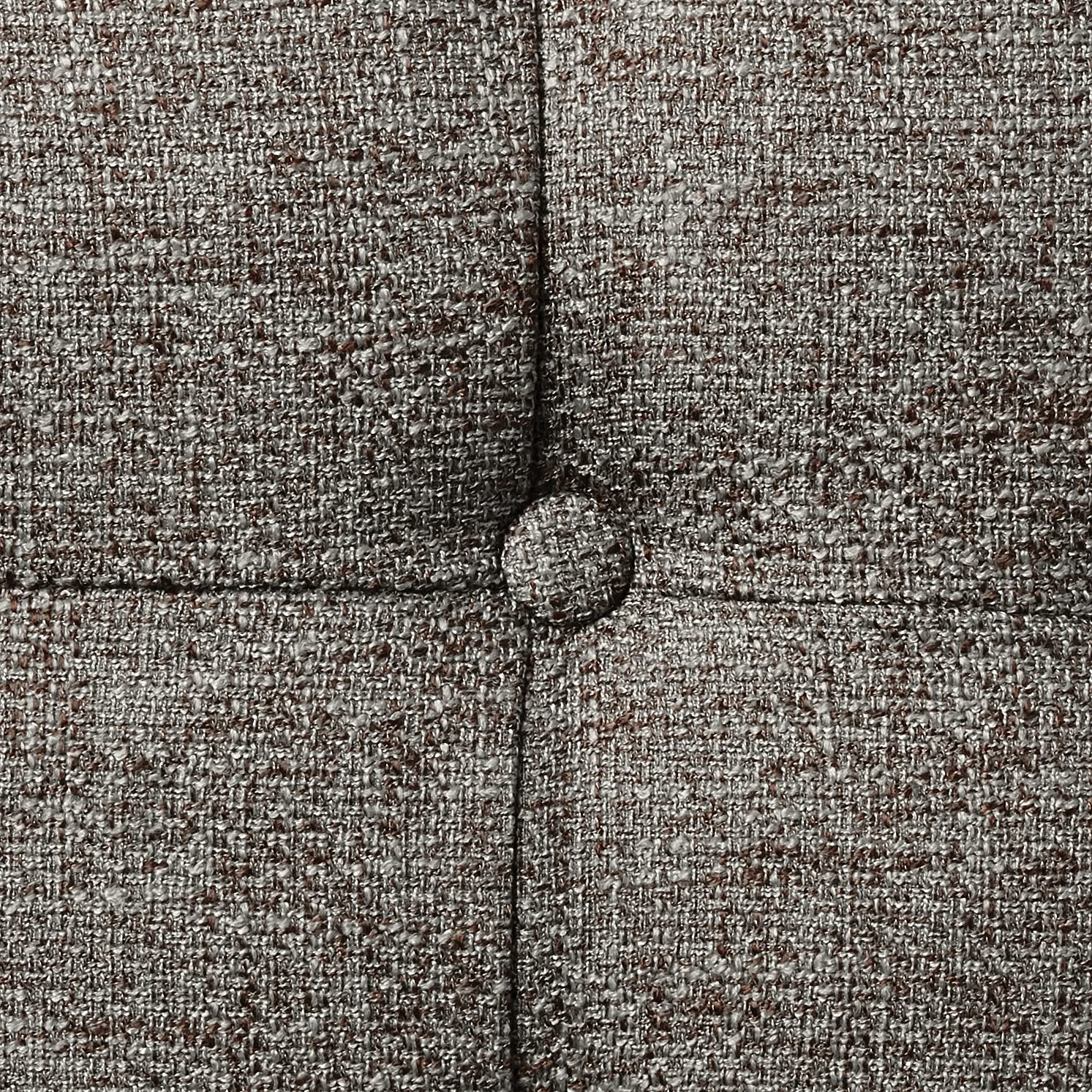 Homepop Button Tufted Woven Round Storage Ottoman - Dark Gray Storage Footrest for Living Room & Bedroom | Perfect for Small Space Organization & Extra Seating