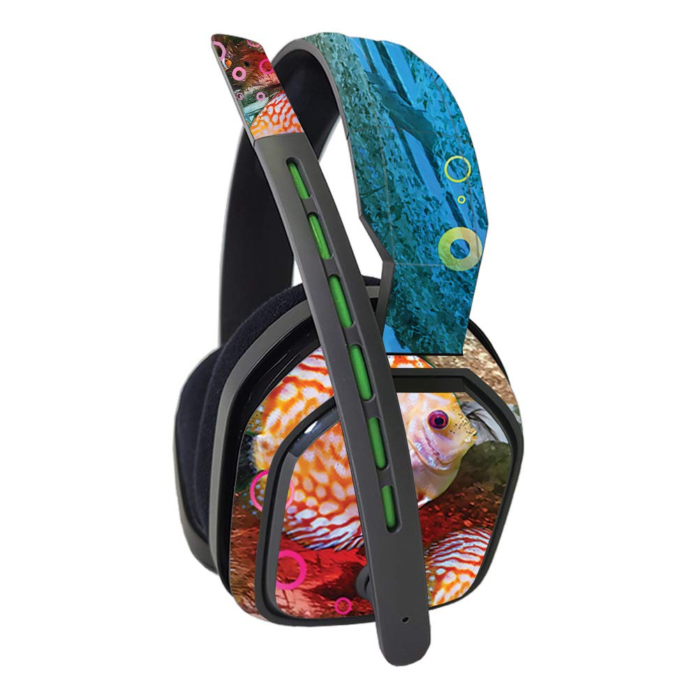 MightySkins Vinyl Decal Wrap Cover for Astro A10 Headset - Tropical Resort Design | Protective, Durable & Customizable Skin | Easy to Apply & Remove | Made in USA | Perfect for Gaming, Streaming & Personalization