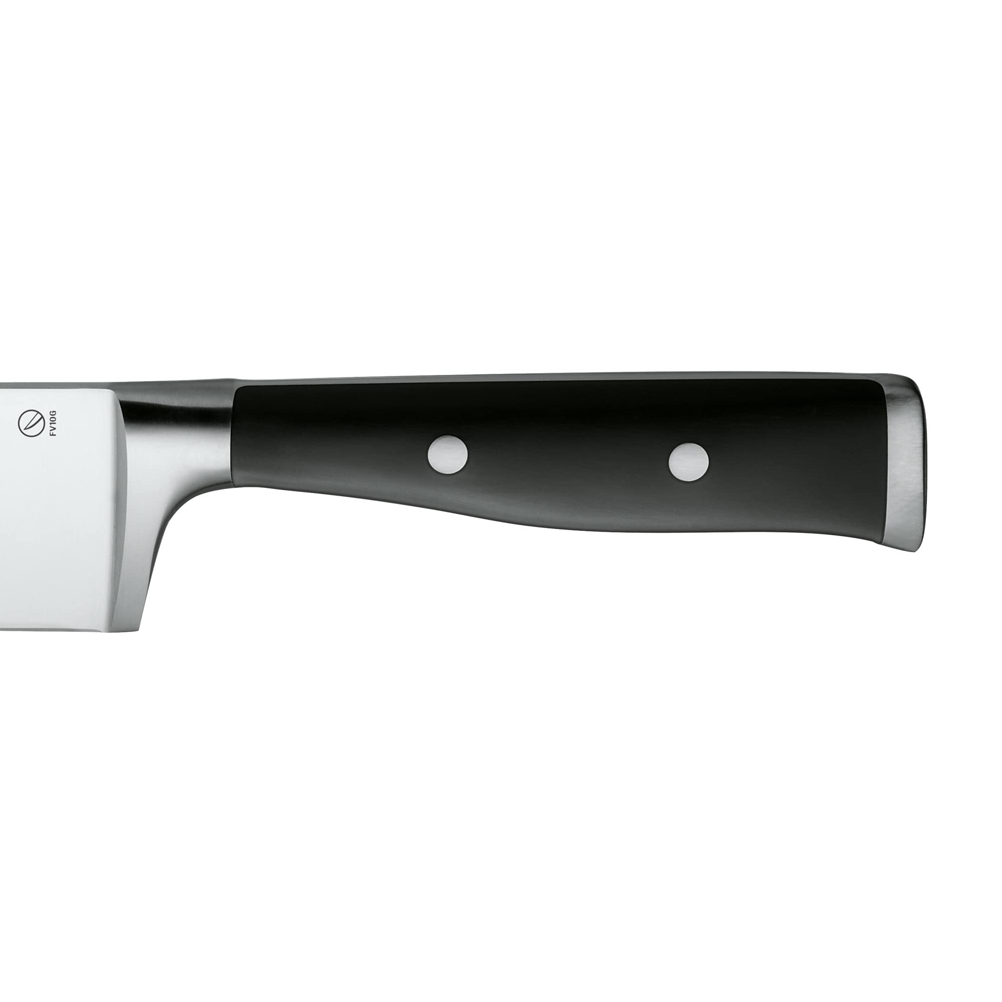 WMF 19cm Grand Class Bread Knife - Premium Black Stainless Steel Serrated Blade for Slicing Bread, Cakes & Pastries - Perfect for Home Bakers & Professional Kitchens