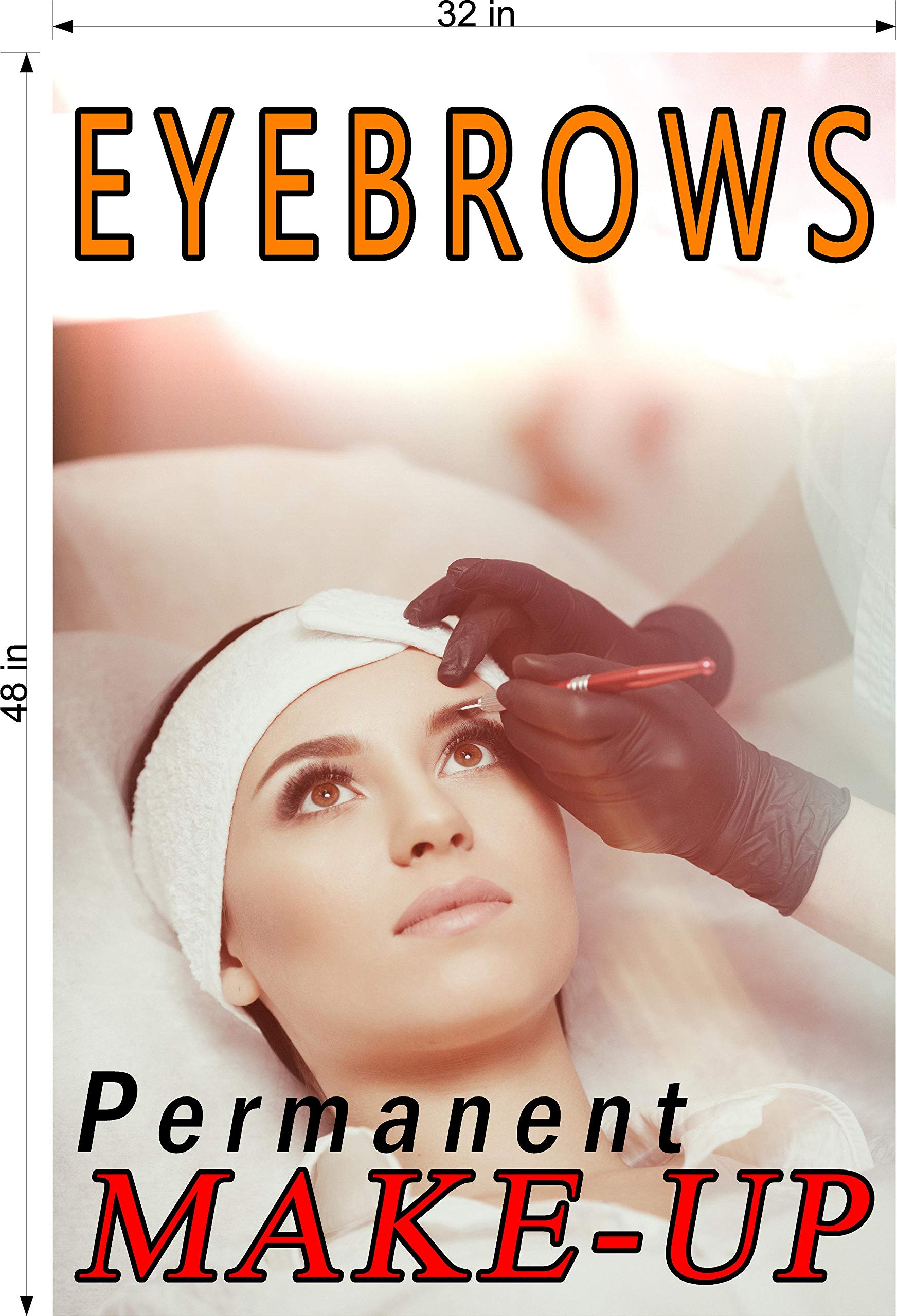 Professional Eyebrows XI Permanent Make-Up Salon Sign - 48