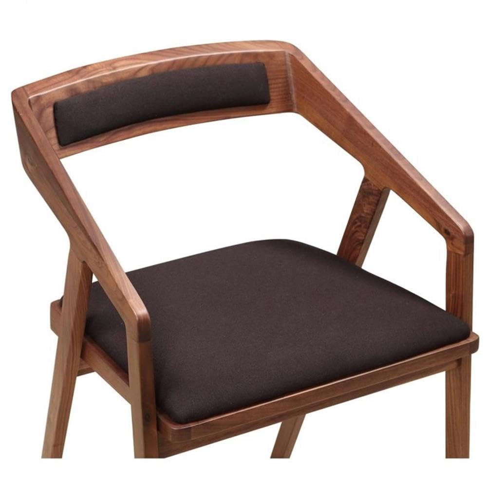 Dagma Arm Chair - Modern Home Collection, Black Upholstered Lounge Chair for Living Room, Office, or Reading Nook