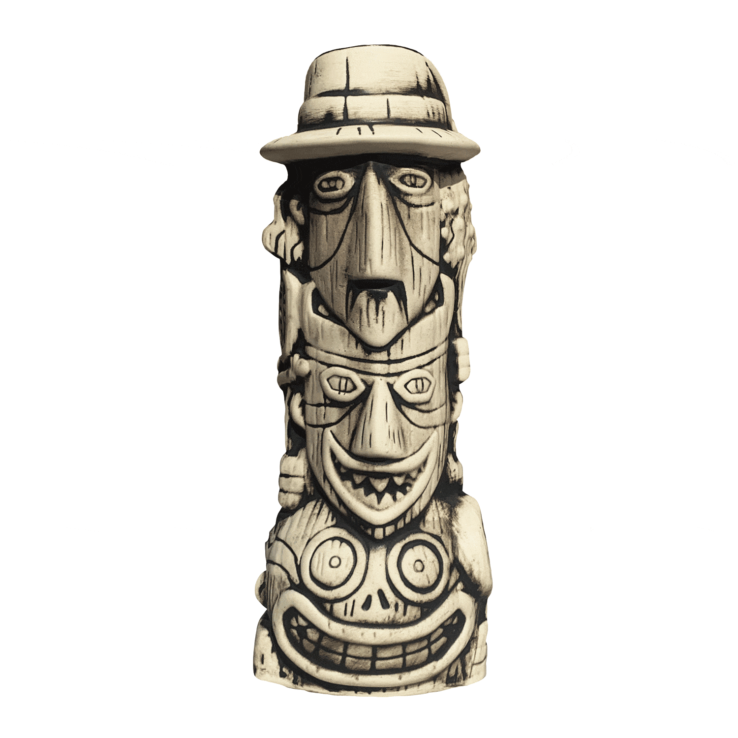 Lock Shock & Barrel Tiki Mug - Skeleton Halloween Collectible Cup for Disney Fans | Perfect for Themed Parties, Home Decor & Disney Merchandise Collectors