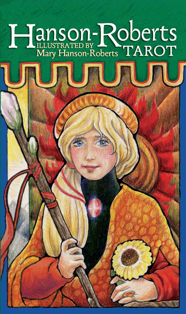 Hanson-Roberts Tarot Deck - 78-Card Classic Tarot Set with Guidebook for Beginners & Professionals | Perfect for Divination, Meditation & Spiritual Growth