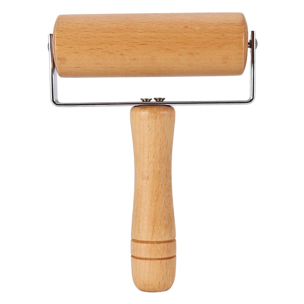 Watris Veiyi Small Wooden Rolling Pin - Non-Stick Dough Roller for Pizza, Pastry & Baking - Perfect for Home Kitchen Cooking & Baking (Type 2) - Ideal for Making Pies, Cookies & Homemade Pasta