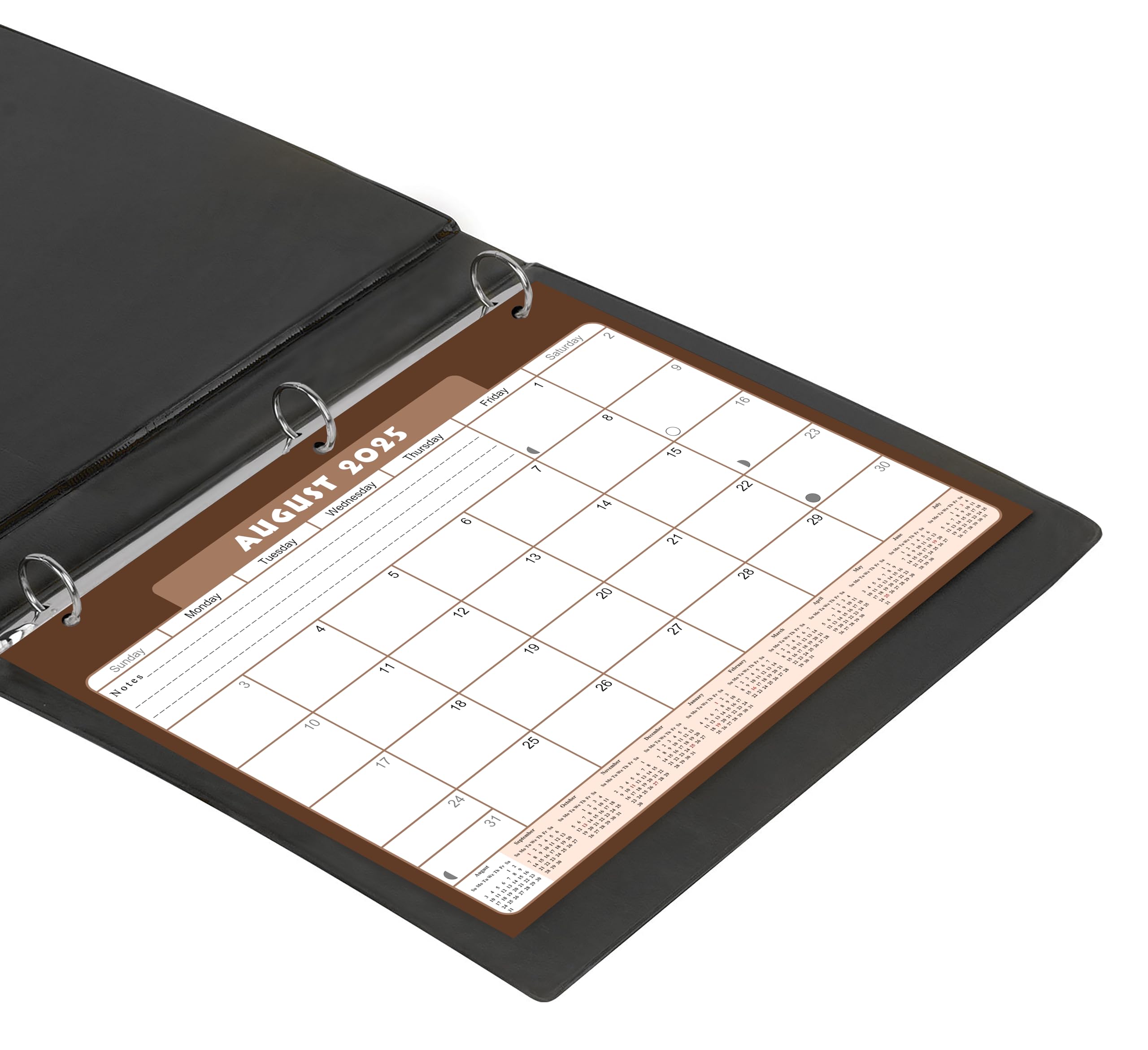 2025-2026 Student Academic Planner | 12-Month College Calendar for 3-Ring Binder, Desk & Wall | School & Office Supplies | USA Made (Edition #022) - Perfect for Class Scheduling, Homework Tracking & Time Management