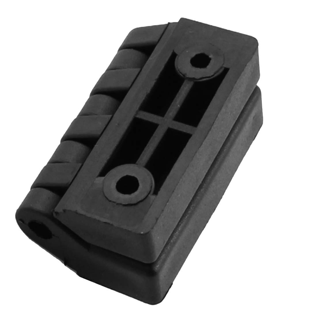 uxcell 5-Pack Black Plastic Furniture Cabinet Door Hinges - Durable Hardware for Kitchen Cabinets, Wardrobes & Storage Units