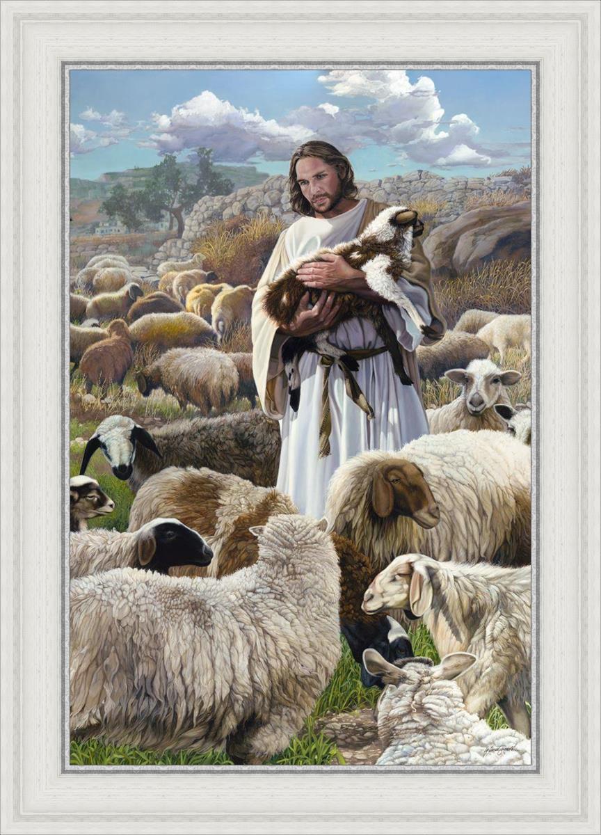 Finding The One By Liz Lemon Swindle - Inspirational Christian Art Print for Home, Office & Gift Giving - Perfect for Weddings, Anniversaries & Spiritual Decor