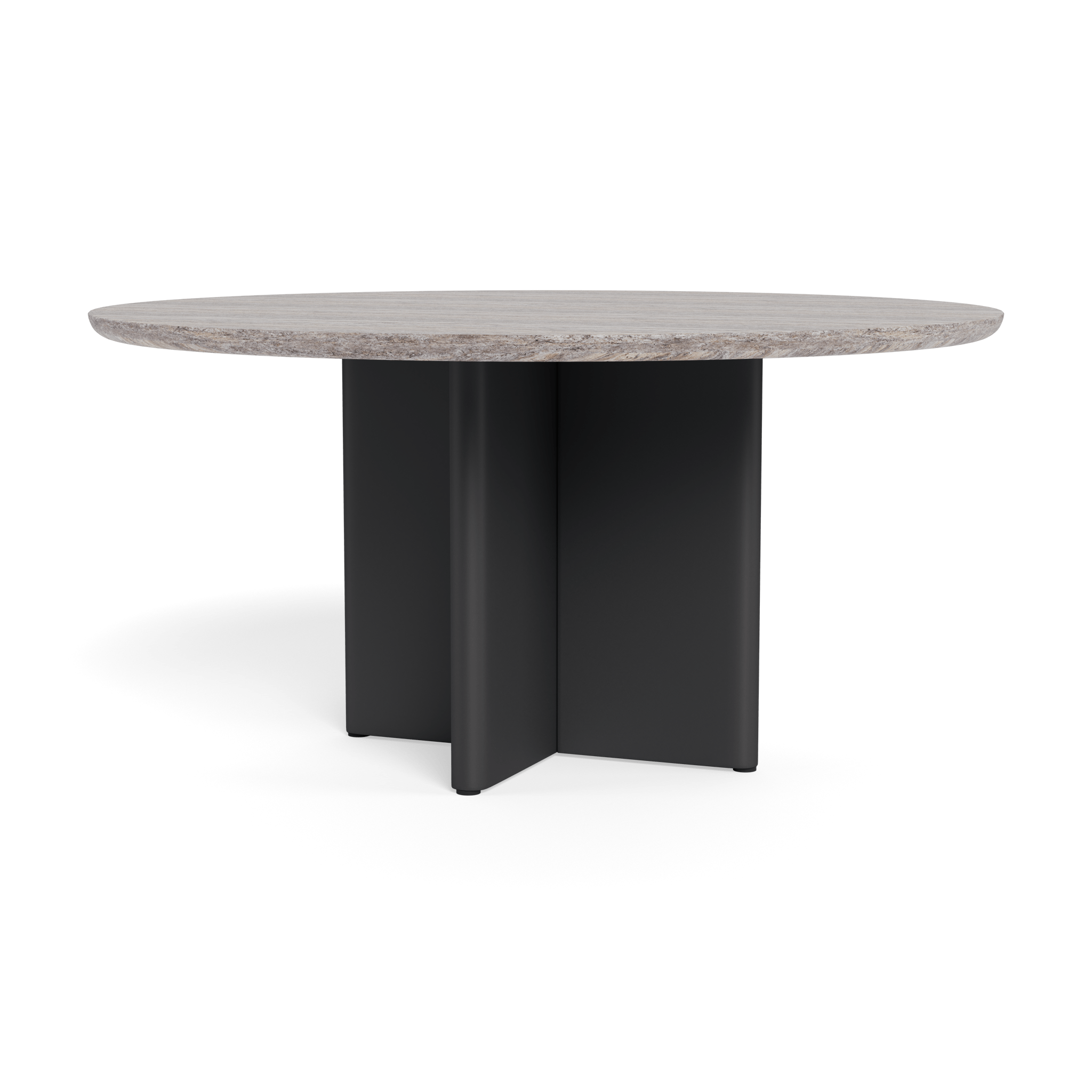 Victoria Aluminum Stone Round Dining Table 60