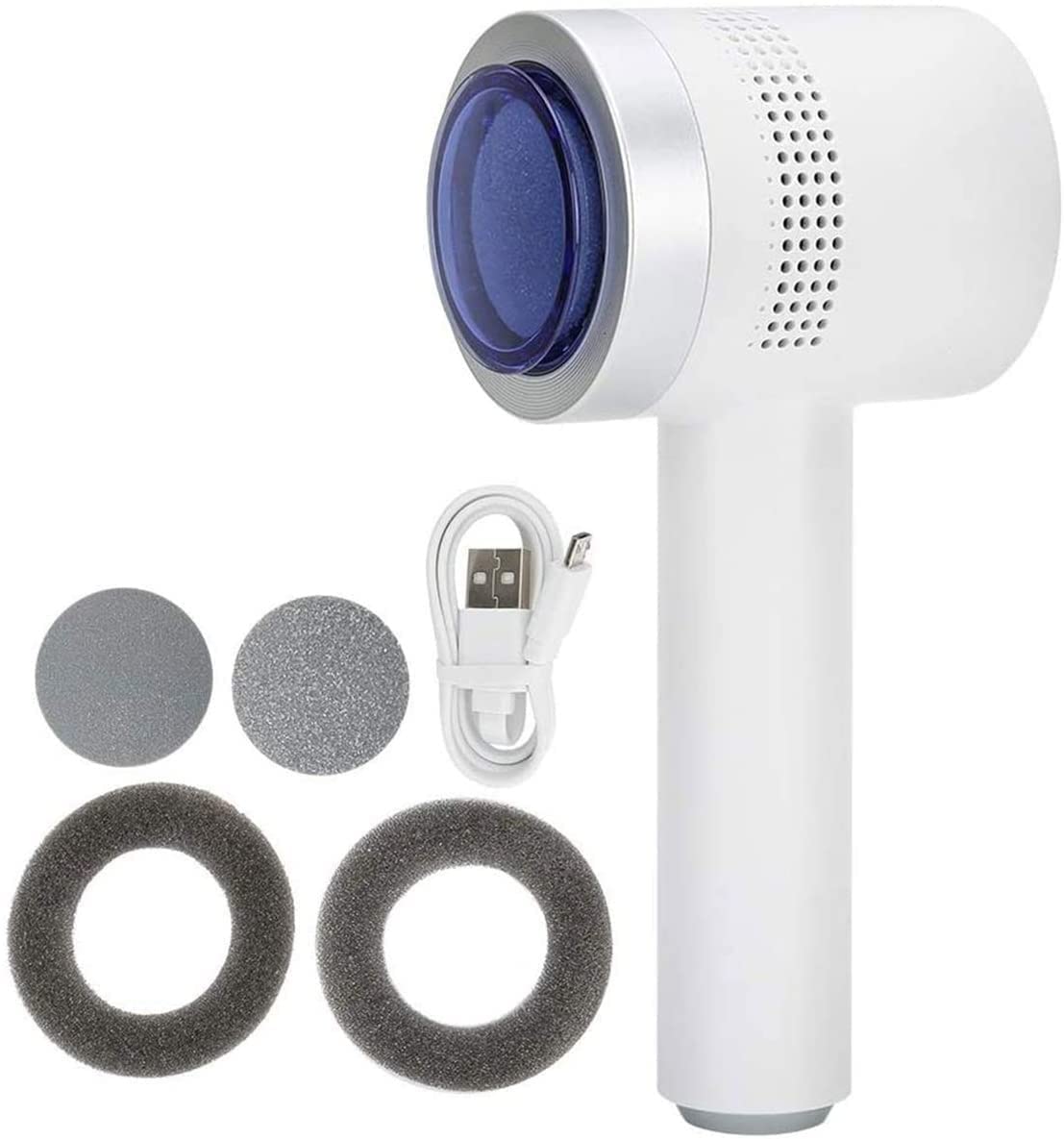 Professional Electric Callus Remover for Feet - 3000 RPM Rechargeable Vacuum Foot Grinder with 95% Absorption - Pedicure Foot File for Cracked Heels & Hard Skin - Perfect for Home Pedicure & Foot Care Routine