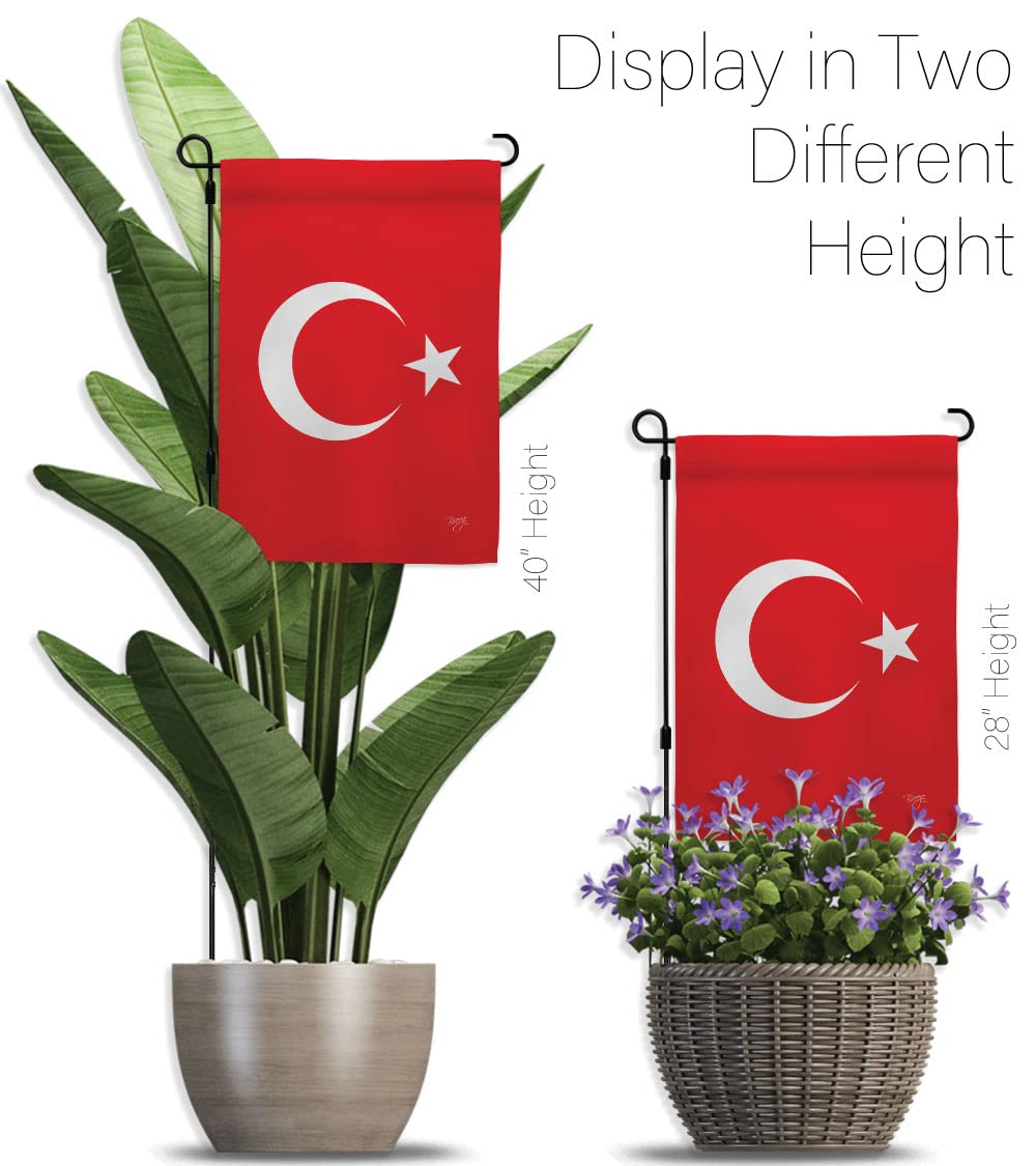Turkey Garden Flag Set with Stand - Double-Sided Yard Decor for Home & Gifts