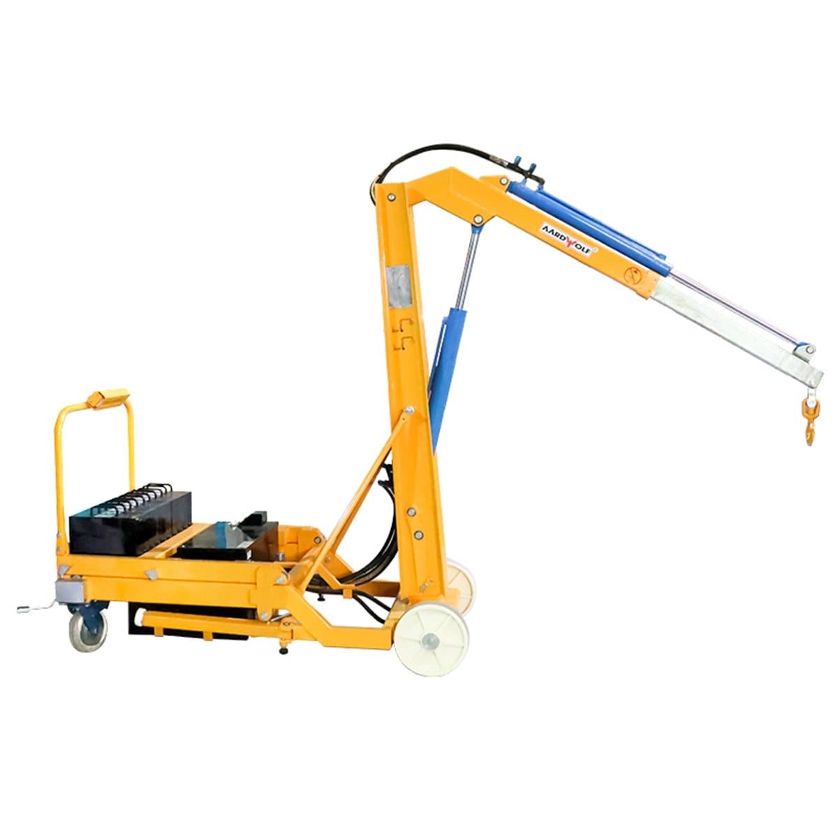 Aardwolf Electric Counterbalance Crane with Lateral Movement - Heavy Duty Lifting Equipment for Warehouses, Construction & Industrial Use