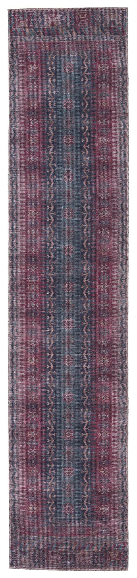 Washable Flatweave Rug 12 Ft Runner – Sisu Collection by Rugs.com | Non-Slip Hallway & Entryway Rug for High Traffic Areas | Easy to Clean & Durable for Homes, Offices & Apartments