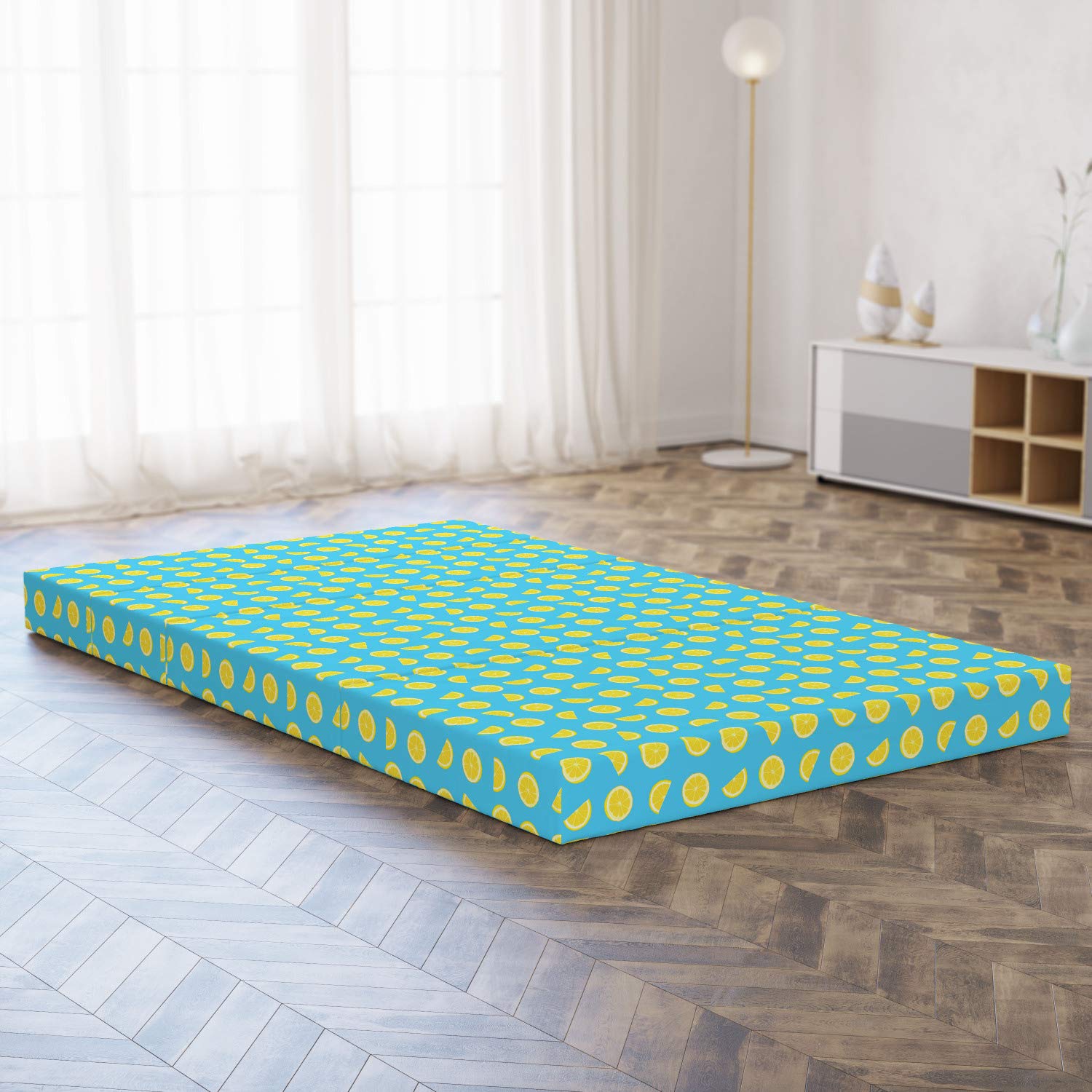 Ambesonne Lemon Foldable Mattress - 78.7
