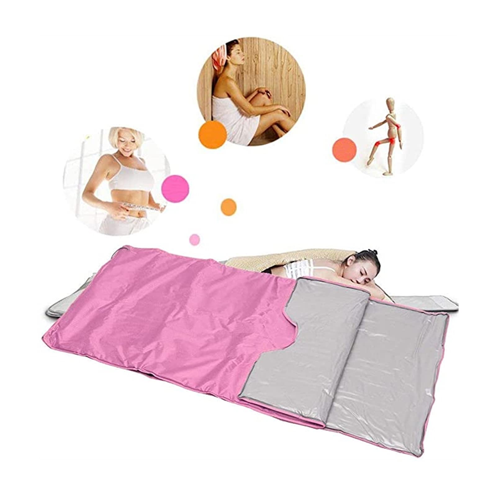 Infrared Sauna Blanket for Weight Loss & Detox - Portable Body Shaping Therapy, Anti-Aging Beauty & Slimming Fitness Equipment (Purple) - Perfect for Home Spa, Post-Workout Recovery & Relaxation