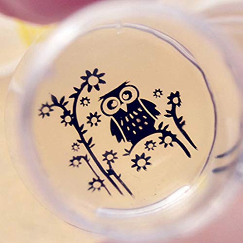 Clear Nail Stampers & Scrapers Set - Mini DIY Nail Art Image Plate Transfer Tool for Professional Manicures | Perfect for Salon, Home Use & Nail Art Enthusiasts