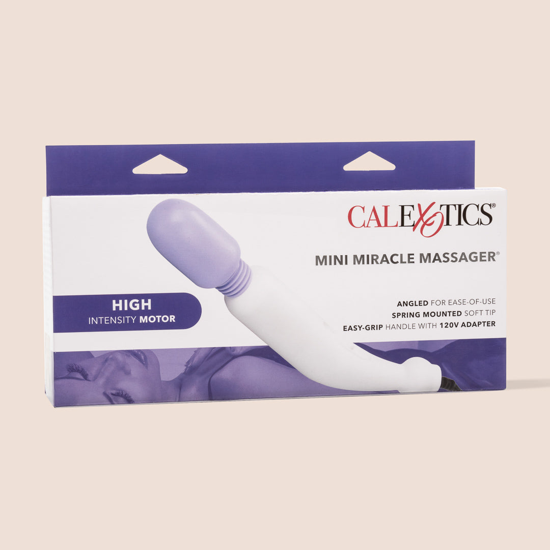 Mini Miracle Massager® - Portable Electric Wand Massager for Neck, Back & Shoulder Pain Relief - Perfect for Home, Office & Travel Use