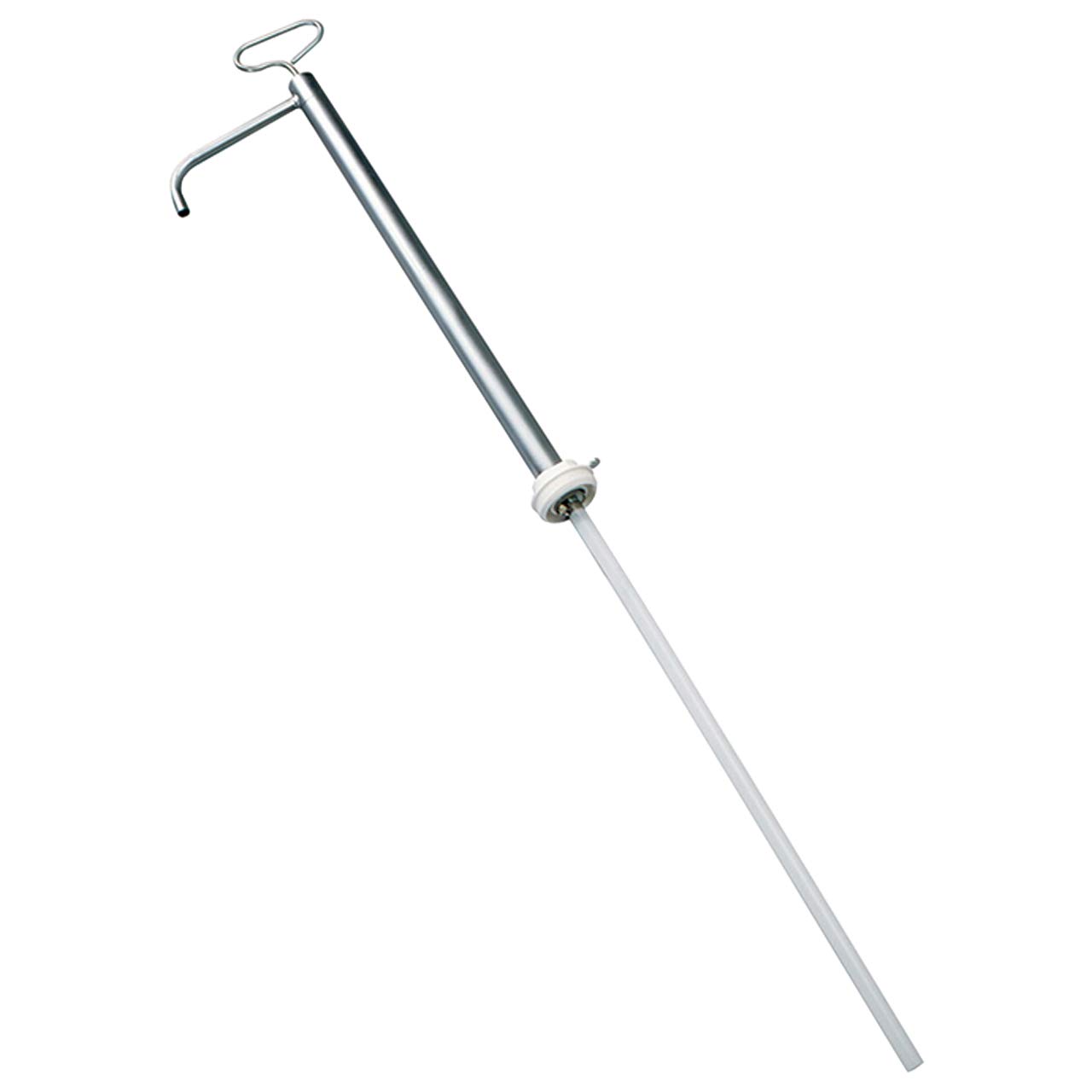 Walter 53L116 Chrome Plated Drum Pump for Water-Based Cleaners | Industrial Liquid Transfer | Chemical & Oil Dispensing | Workshop & Garage Use