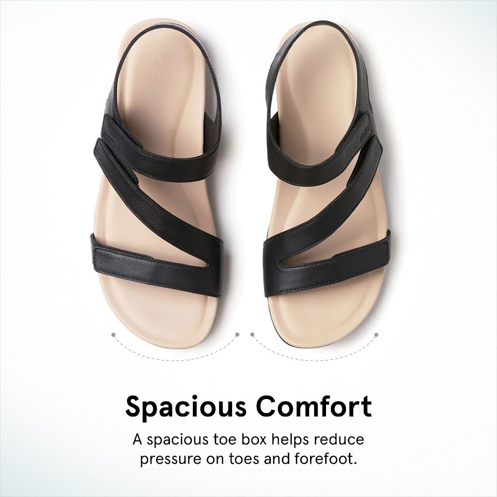 ABEO Oasis Women's Orthopedic Sandals with Metatarsal & Arch Support - Comfortable Walking Shoes for Plantar Fasciitis Relief - Perfect for Summer, Travel & Everyday Wear