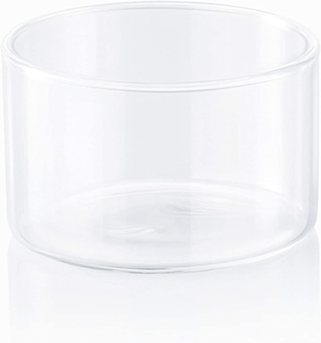 6-Piece Borosilicate Glass Dessert Bowls Set (3.5 Oz) - Oven, Microwave & Dishwasher Safe Mini Ramekins for Baking, Serving Dips, Sauces, Yogurt & Ice Cream - Perfect for Parties, Entertaining & Everyday Kitchen Use
