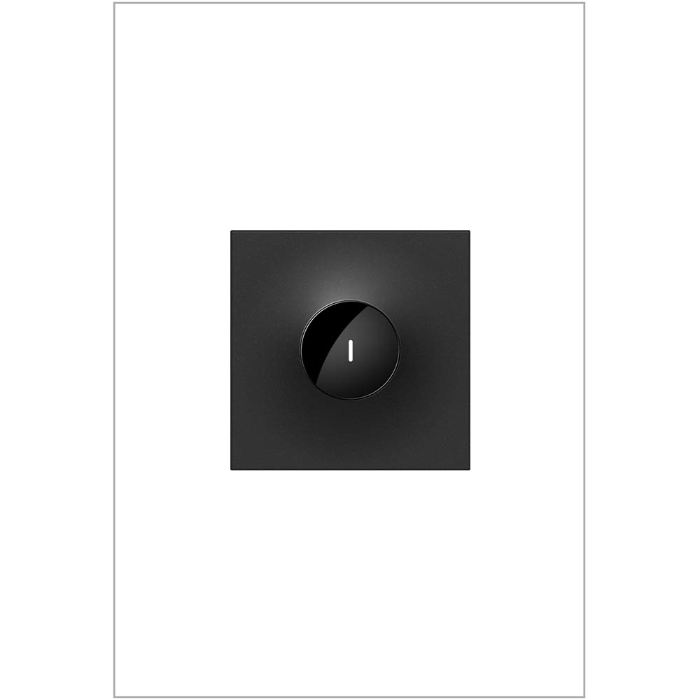 Legrand Adorne 15A Touchless Wave Light Switch with Matching Wall Plate (Graphite Finish) - ASWV1532G2 - Hands-Free Lighting Control for Bathroom, Kitchen & Smart Home Automation