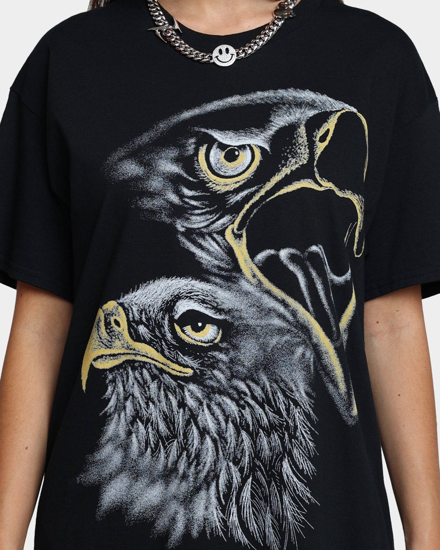 American Thrift Sky Belongs to The Eagle Graphic T-Shirt - Black | Patriotic Vintage Style Tee for Men & Women | Perfect for 4th of July, Veterans Day & Casual Outfits