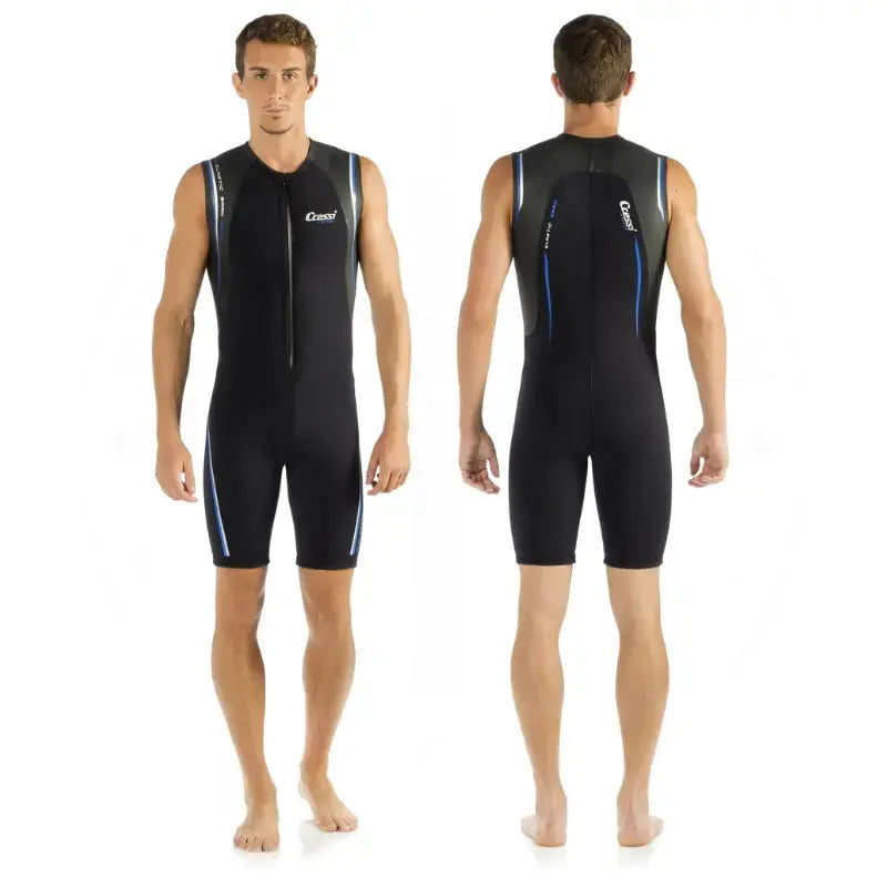 Termico Men's 2mm Neoprene Shorty Wetsuit - Quick-Dry Swimwear for Surfing, Diving & Water Sports | UV Protection & Comfort Fit