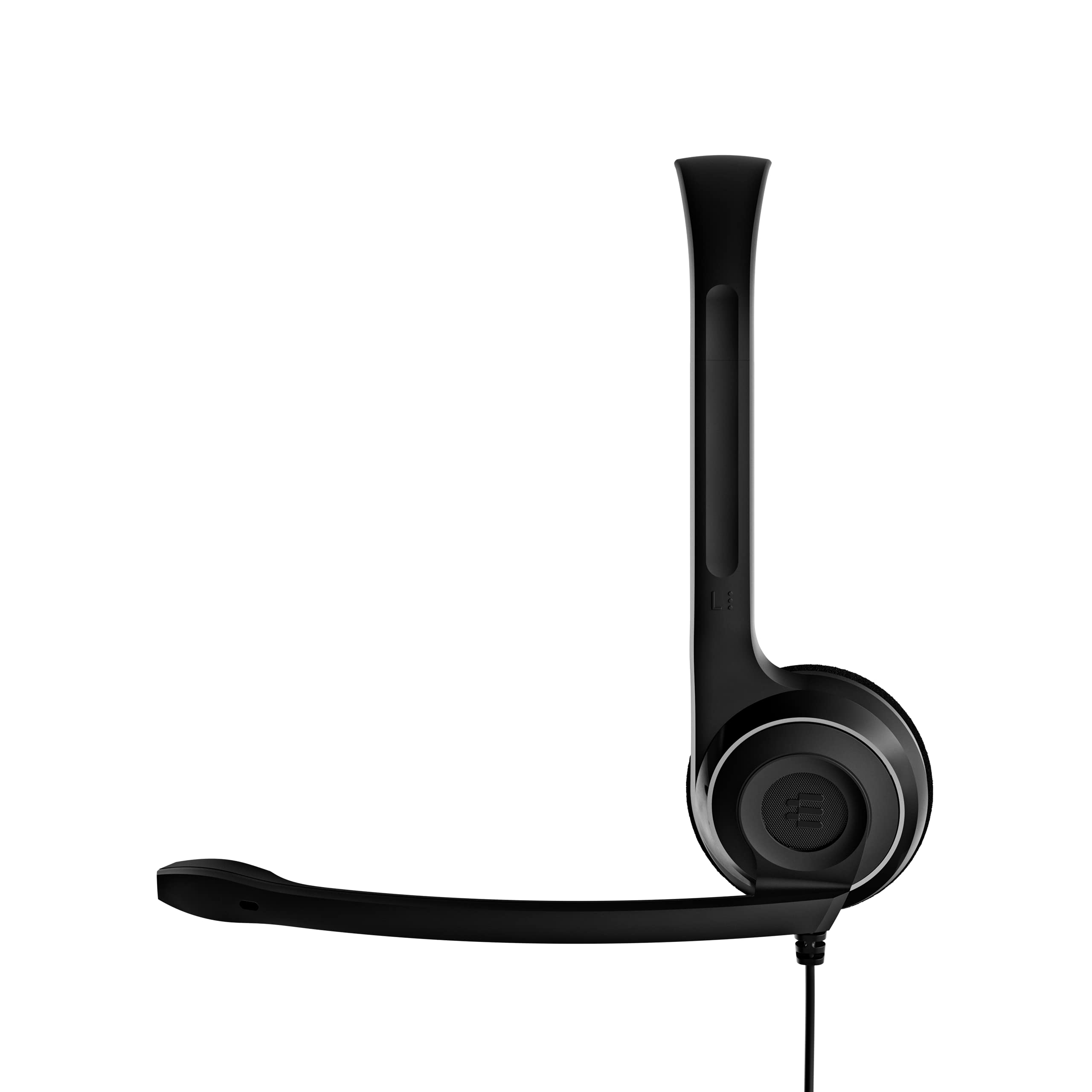 EPOS PC 8 USB On-Ear Stereo Gaming Headset with Noise Cancelling Microphone, Inline Volume & Mute Control, Lightweight Single-Sided Design for PC, Laptop, VoIP Calls & Online Meetings - Perfect for Work from Home & Remote Learning