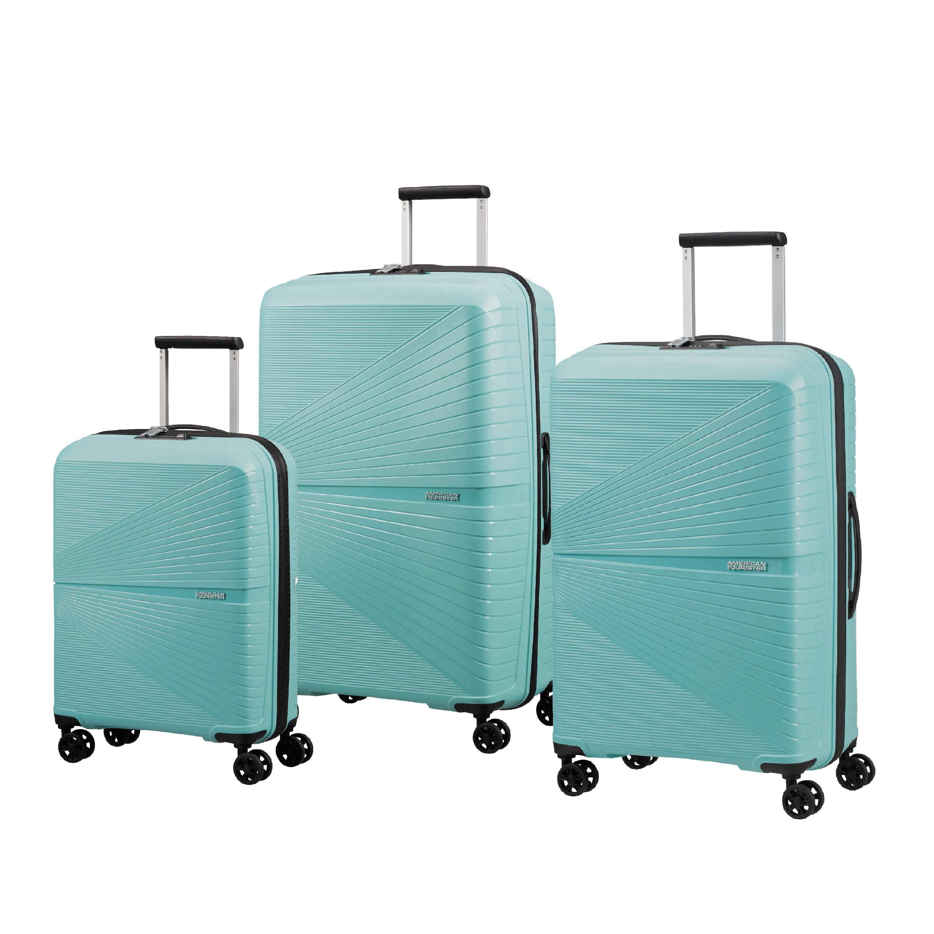 American Tourister Airconic 3-Piece Expandable Spinner Luggage Set with TSA Lock - Lightweight Hardshell Suitcases for Travel, Business Trips & Family Vacations