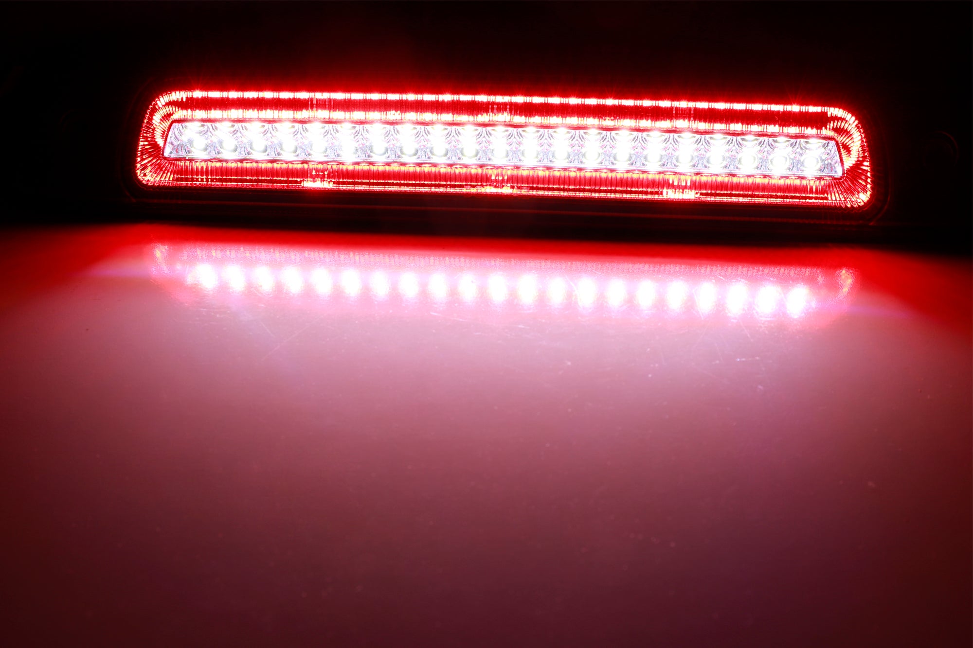Dark Red Lens F1 Strobe LED High Mount 3rd Brake Light for 2000-2006 Toyota Tundra - Enhanced Safety & Style for Pickup Trucks, Perfect for Night Driving & Car Shows
